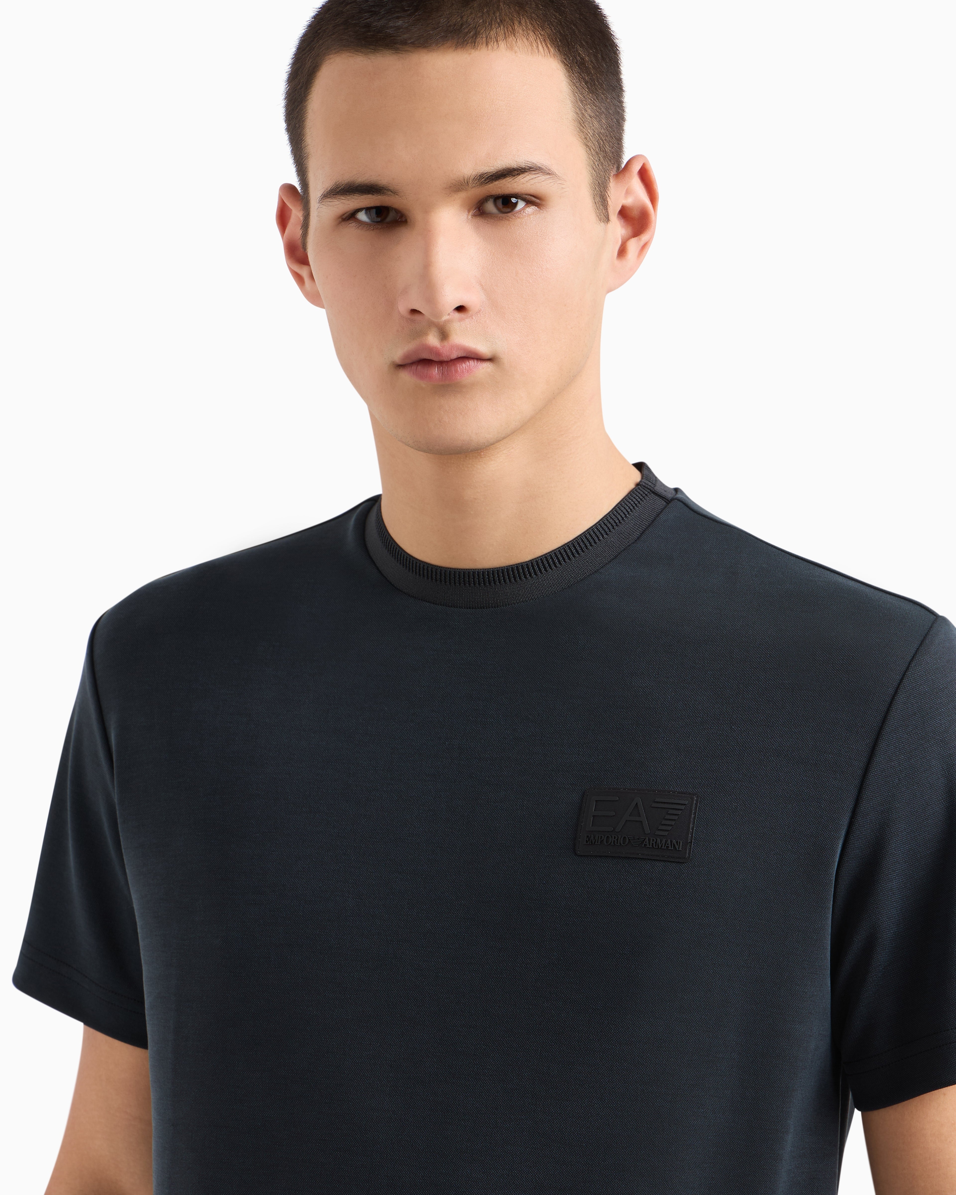 Armani T Shirt 7m000089 Af13862 Black Preto_shot1
