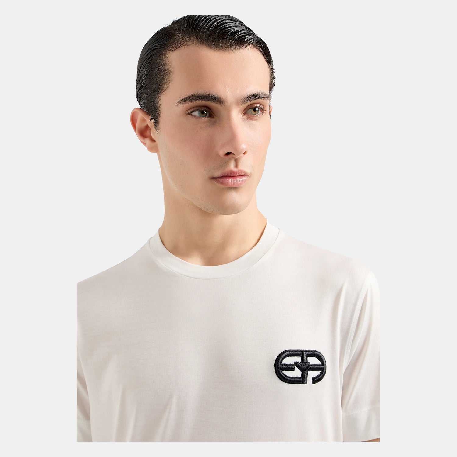 Armani T Shirt 8n1tf5 1juvz White Branco_shot3