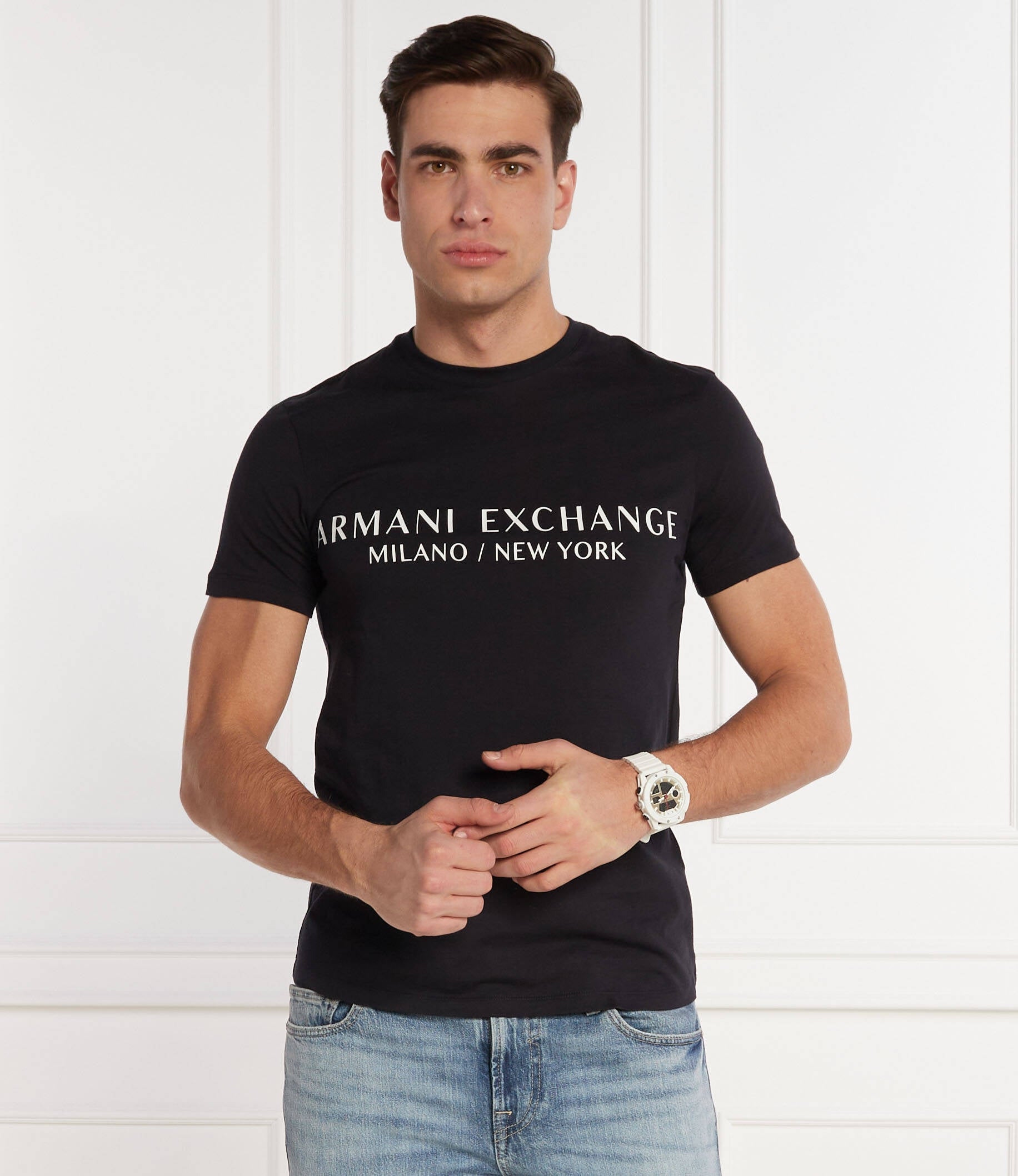 Armani T Shirt 8nzt72 Z8h4z Navy Navy_shot4