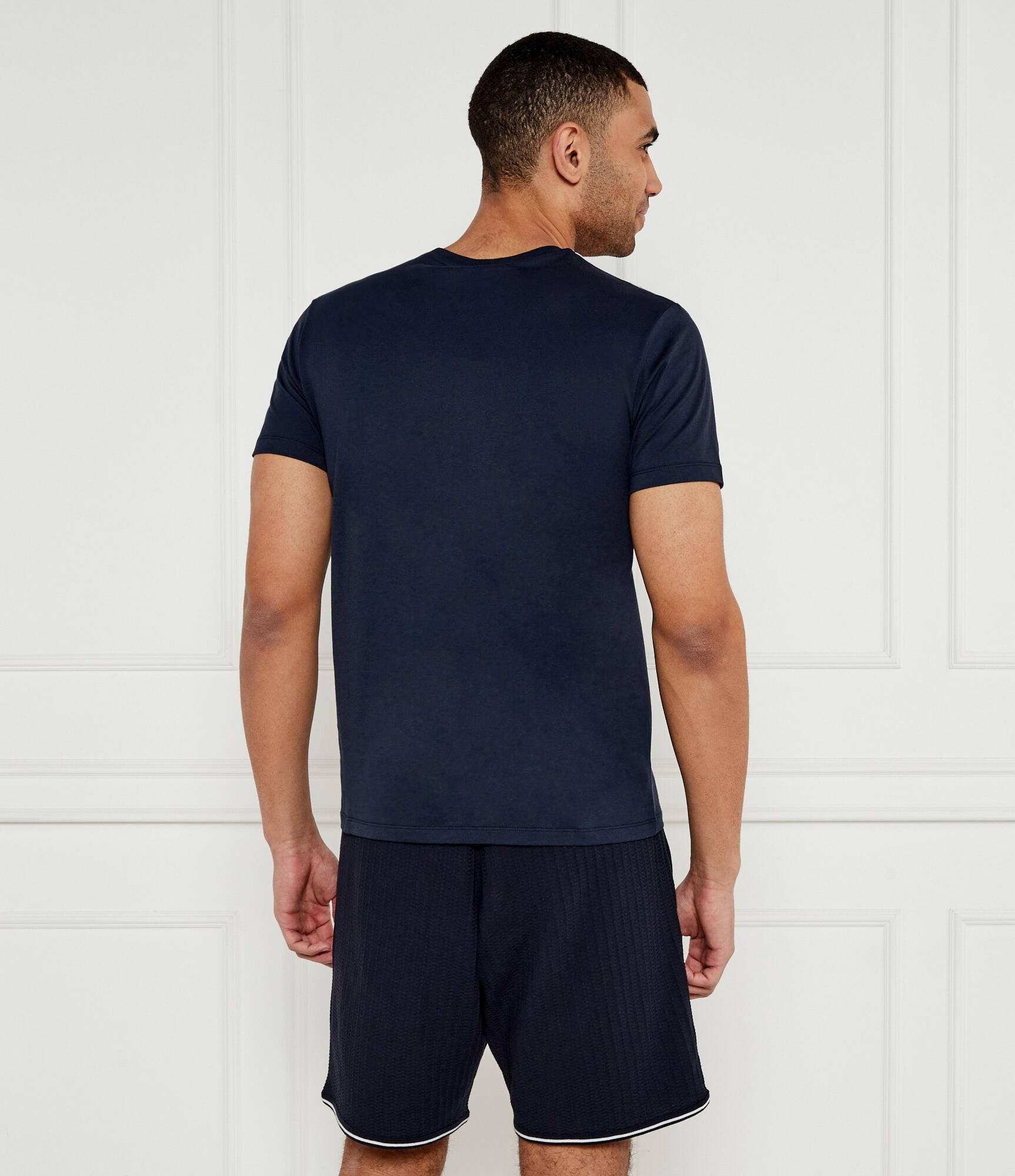 Armani T Shirt Em000574 Af12333 Navy Navy_shot2