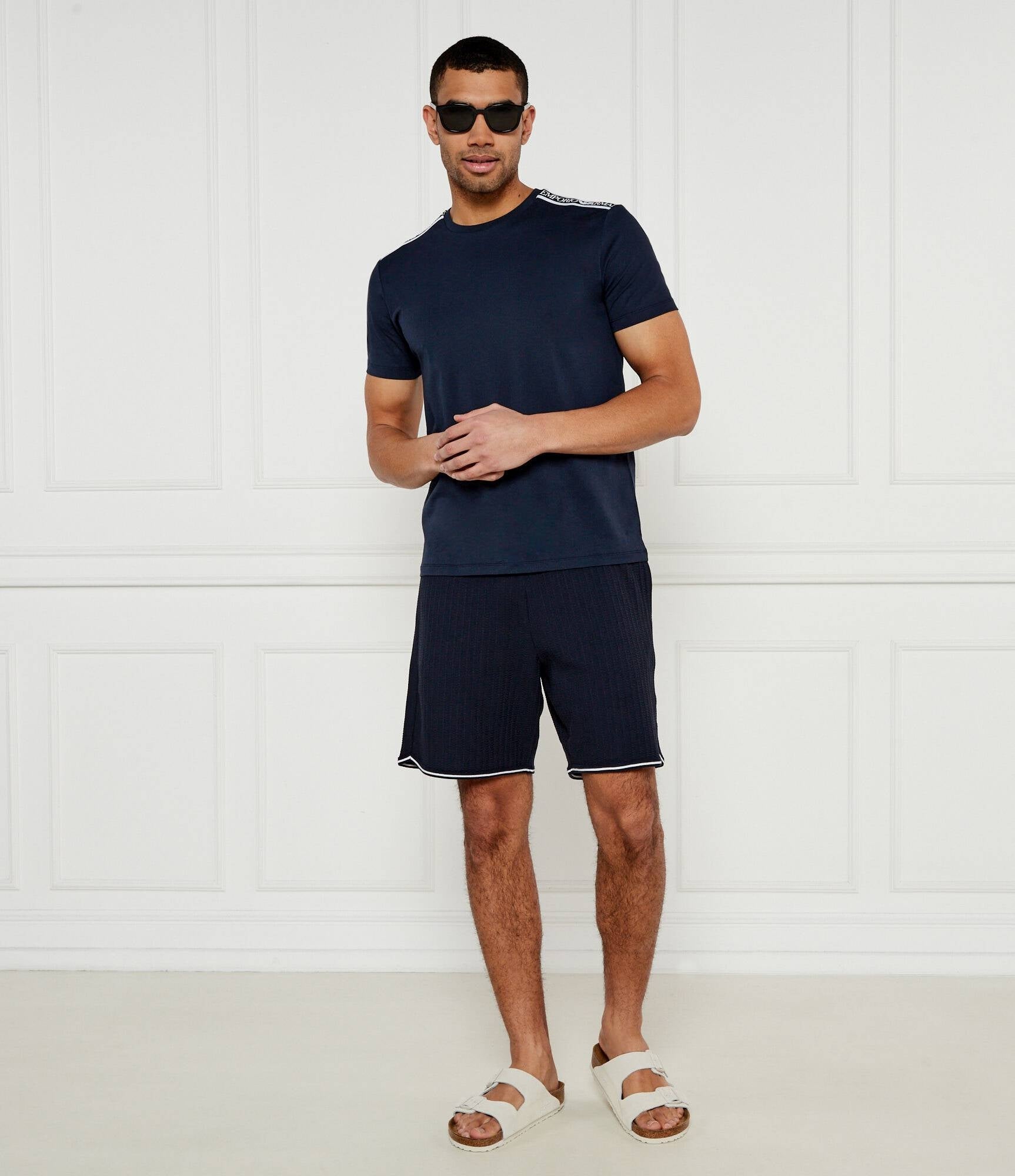 Armani T Shirt Em000574 Af12333 Navy Navy_shot4