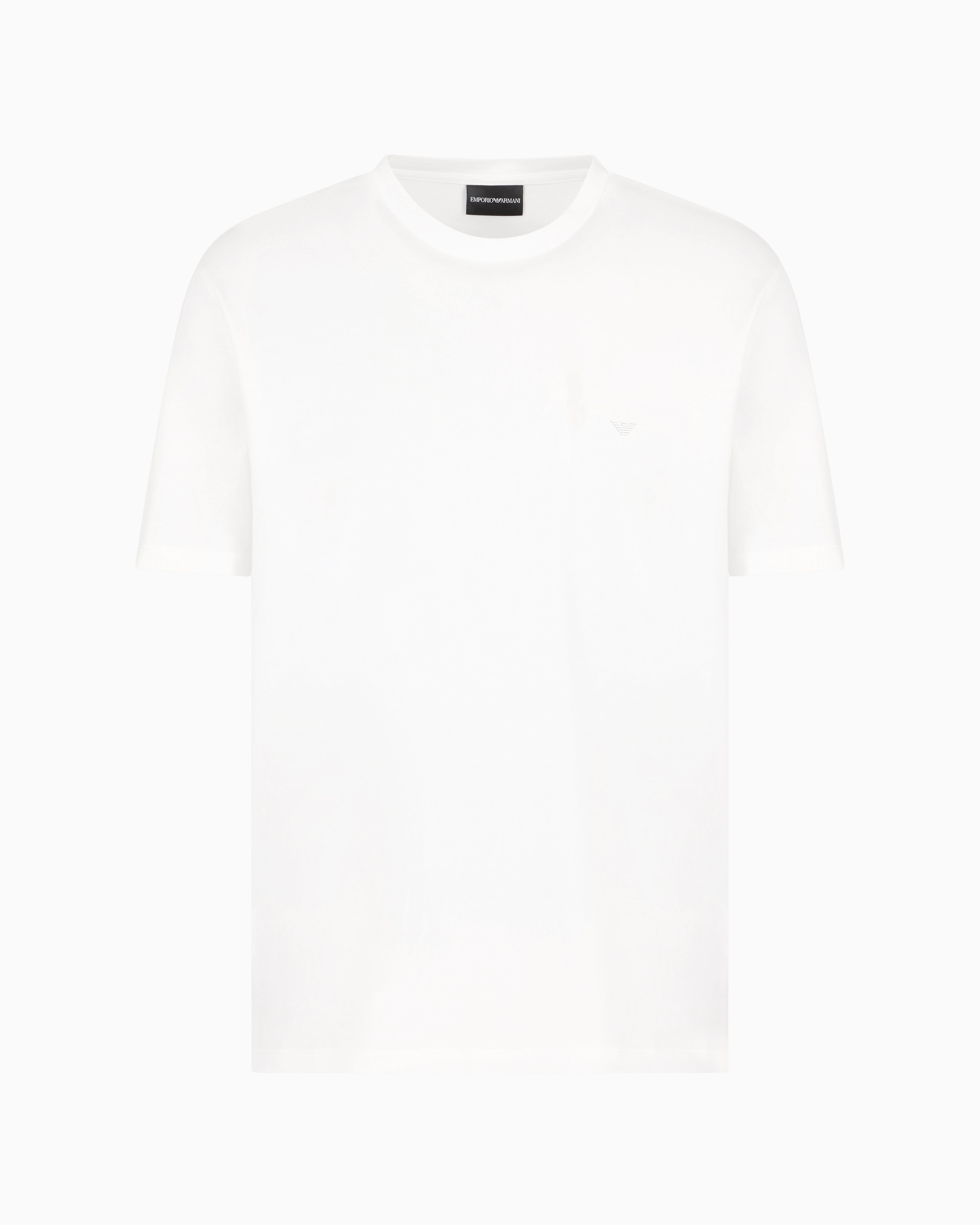 Armani T Shirt Em000983 Af13669 Snow Snow_shot3