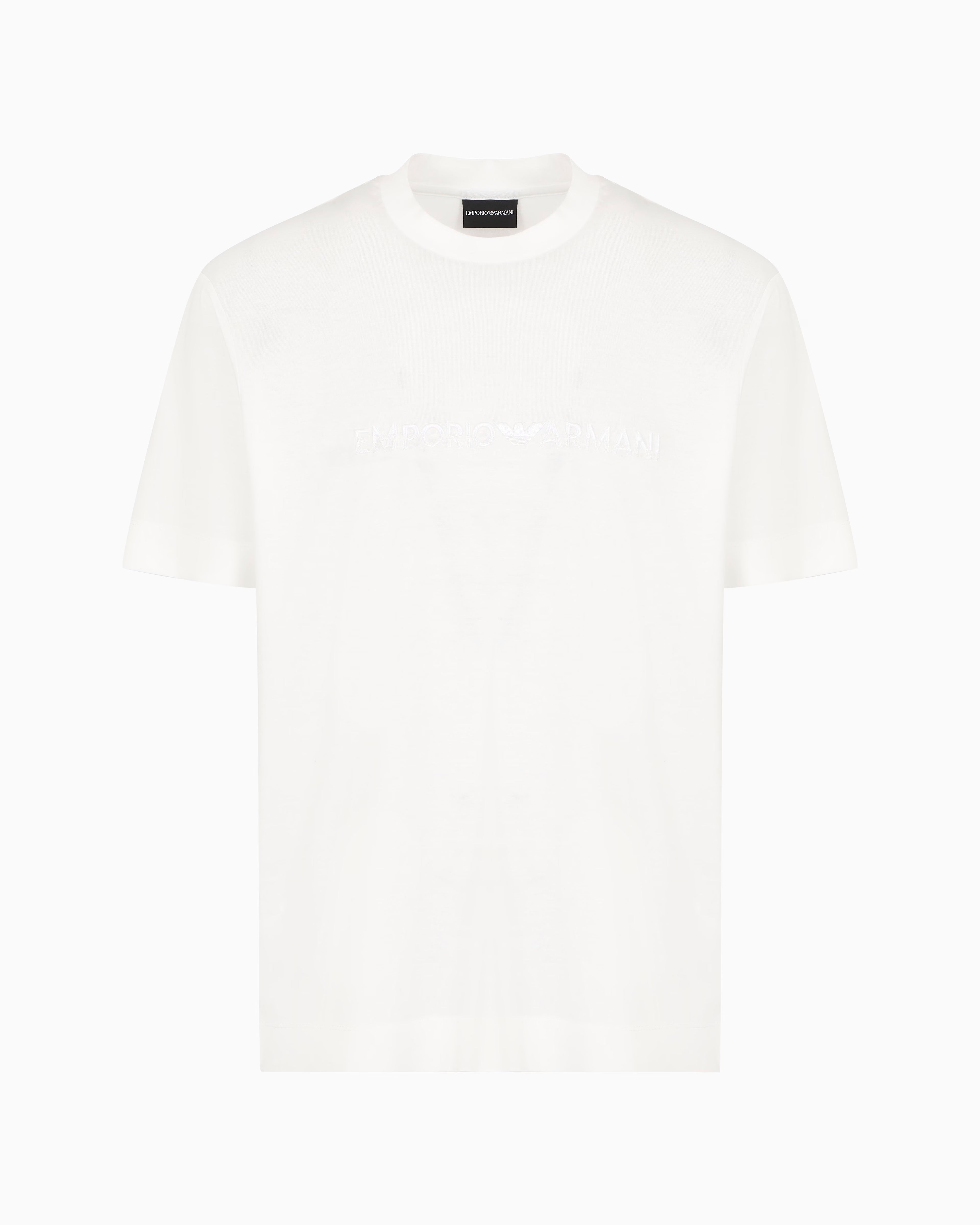 Armani T Shirt Em001070 Af13747 Snow Snow_shot3