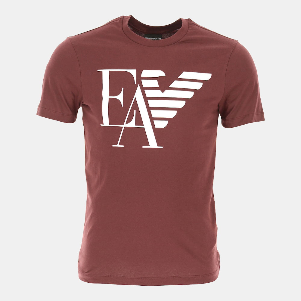 Armani T Shirt Emporio 1ta9 1j00z Bordeaux Bordeaux Shot2