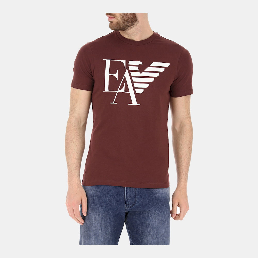 Armani T Shirt Emporio 1ta9 1j00z Bordeaux Bordeaux Shot4