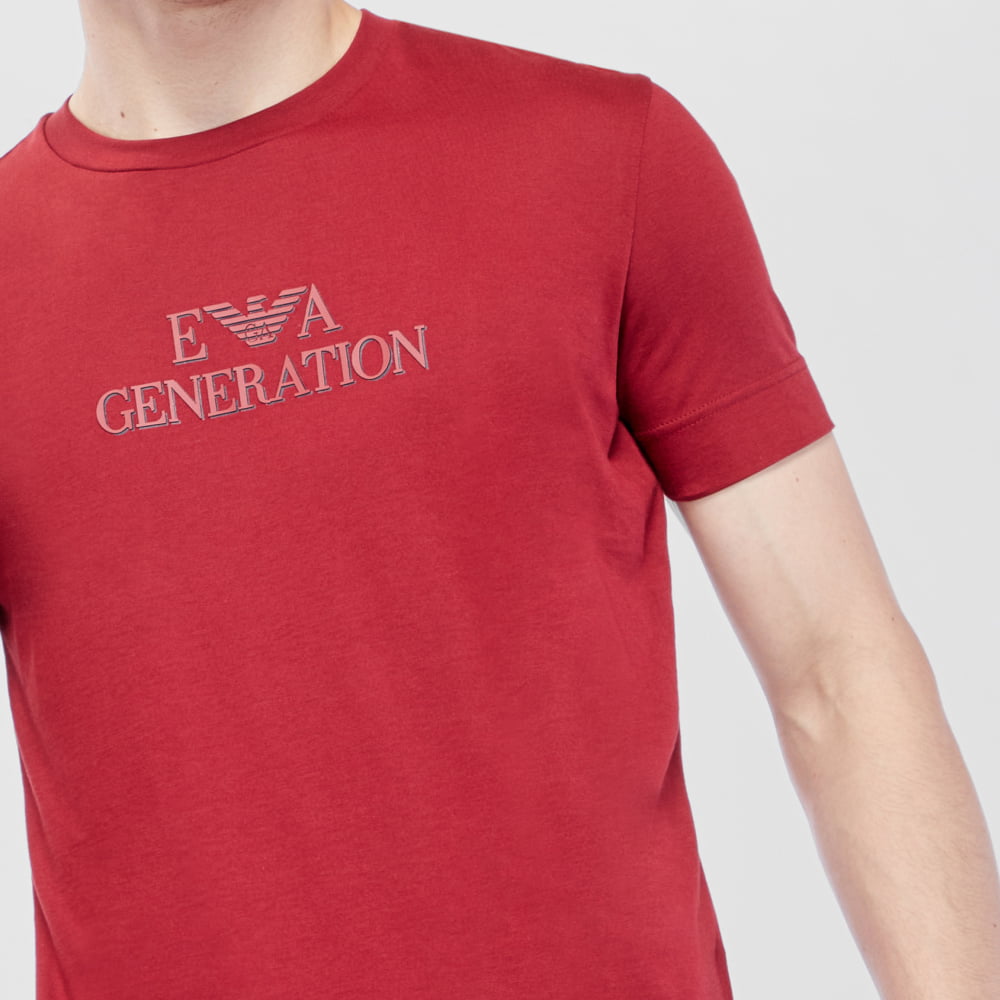 Armani T Shirt Emporio 1tm3 1jshz Ruby Ruby Shot5