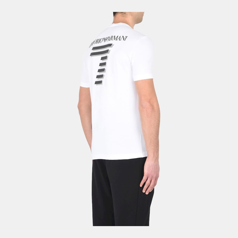 Armani T Shirt Emporio Pt94 Pj18z White Branco Shot2
