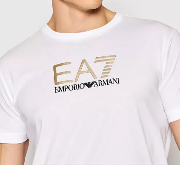 Armani T Shirt Pt24 Pjm9z Whi Gold Branco Dourado Shot11 Resultado