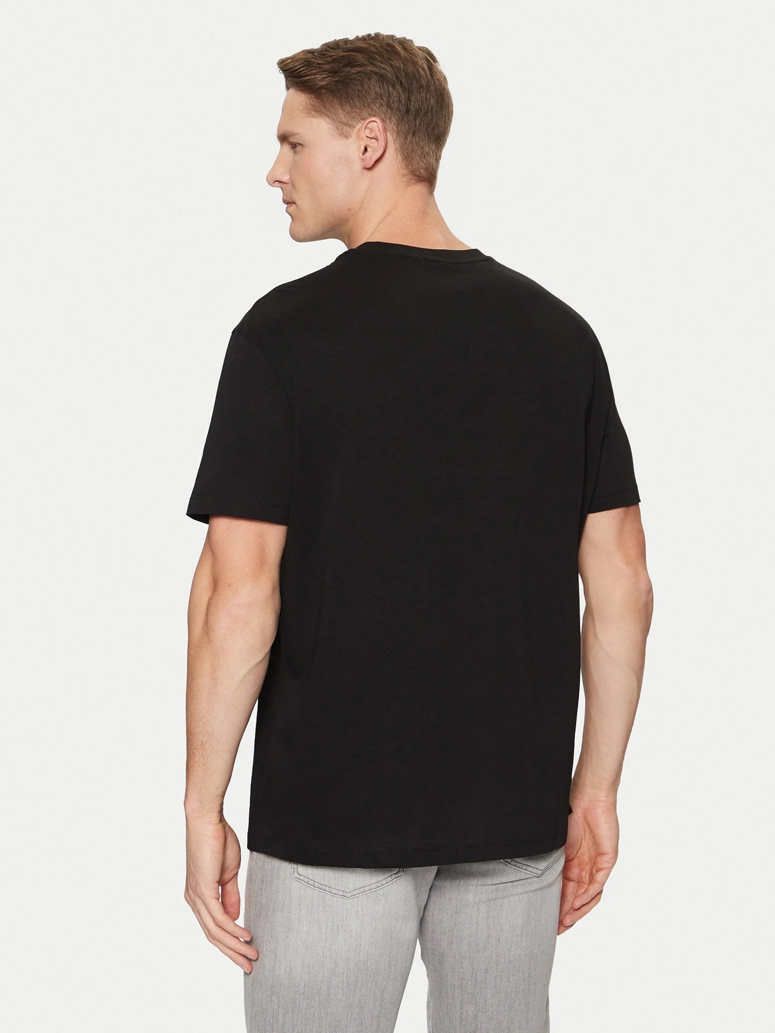 Armani T Shirt Xm000325 Af10364 Black Preto_shot3