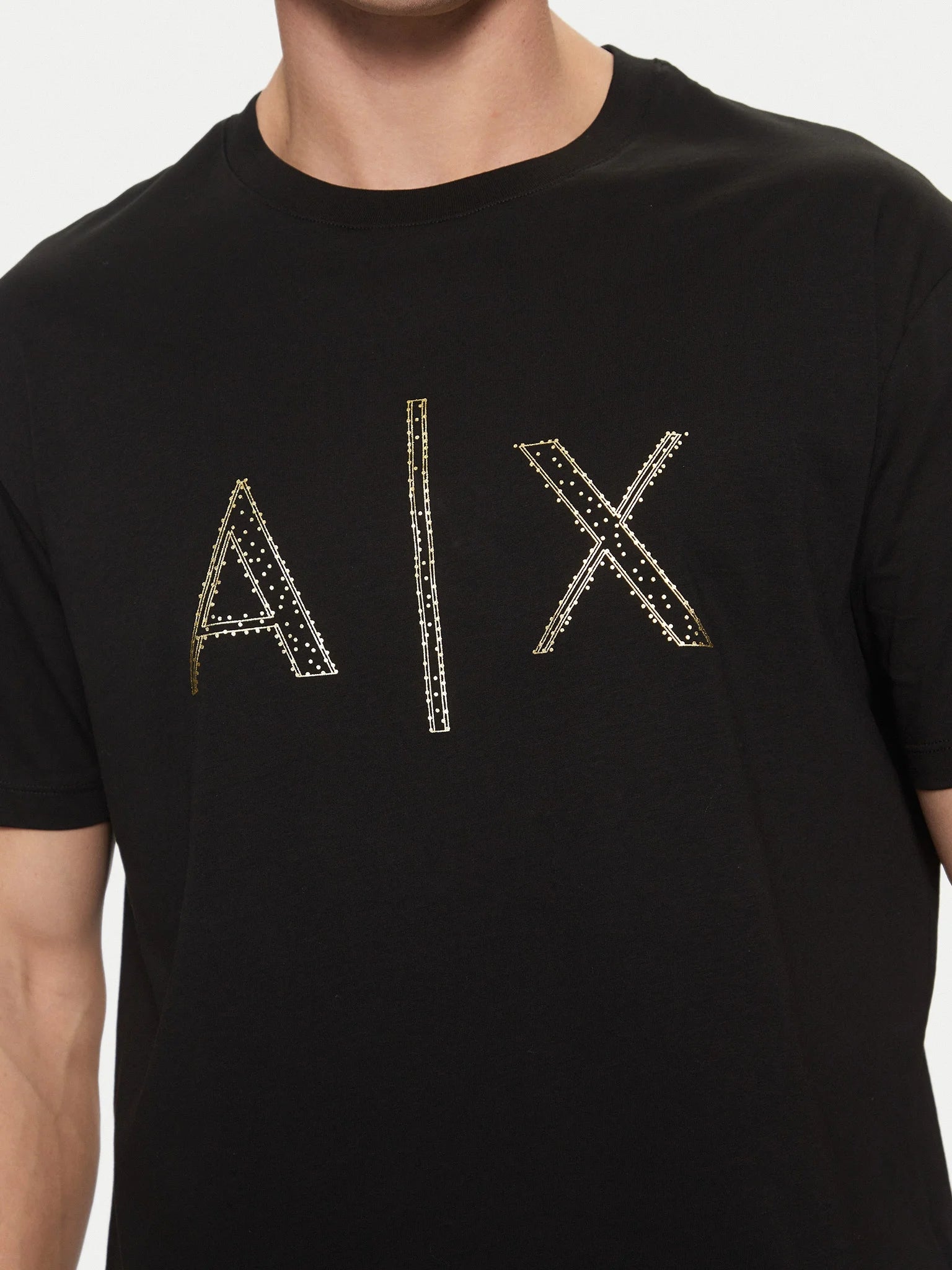 Armani T Shirt Xm000325 Af10364 Black Preto_shot4