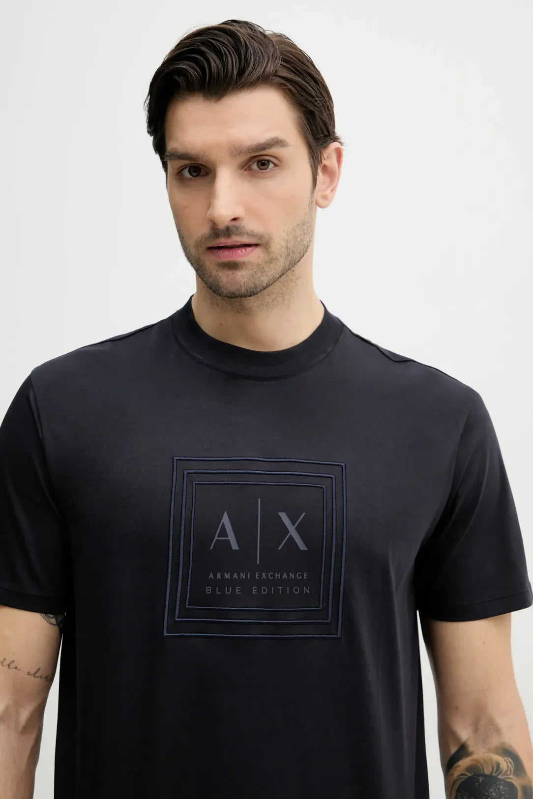 Armani T Shirt Xm000358 Af10364 Navy Navy_shot1