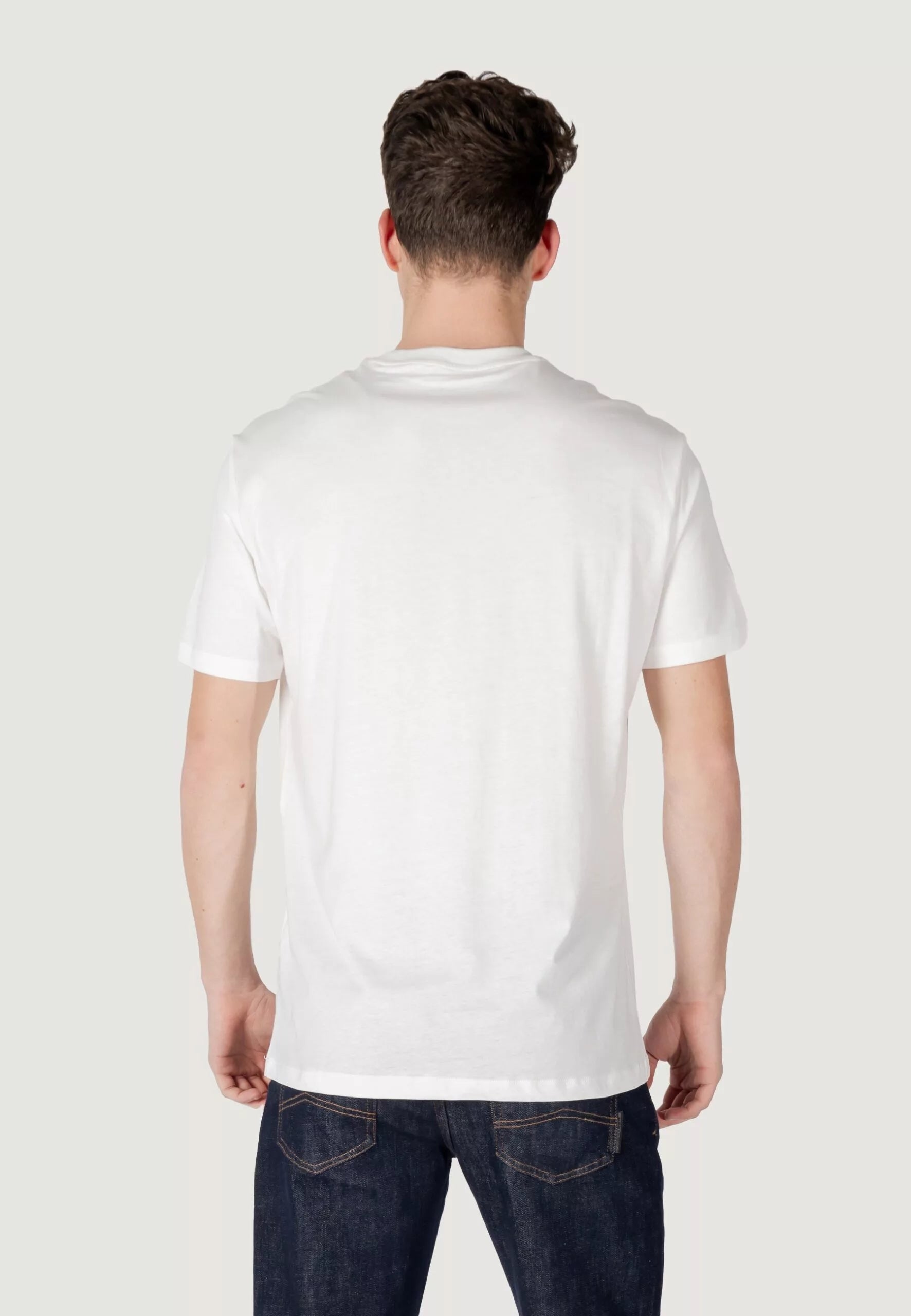 Armani T Shirt Xm000555 Af10358 White Branco_shot4