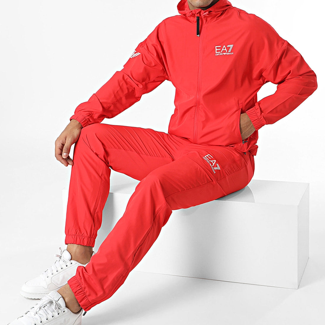 Armani Tracksuit 8npv08 Pn4hz Red Vermelho_shot1