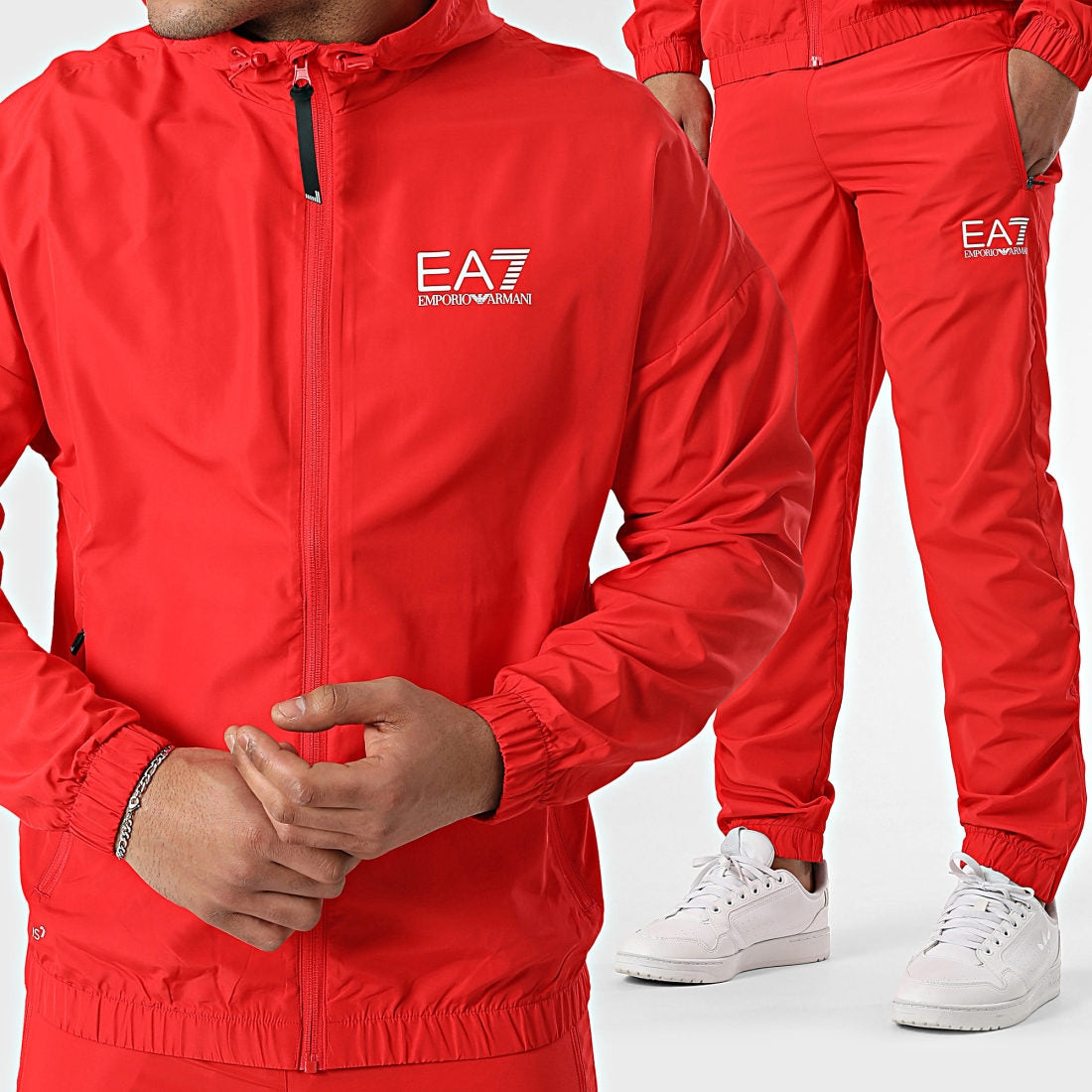 Armani Tracksuit 8npv08 Pn4hz Red Vermelho_shot2