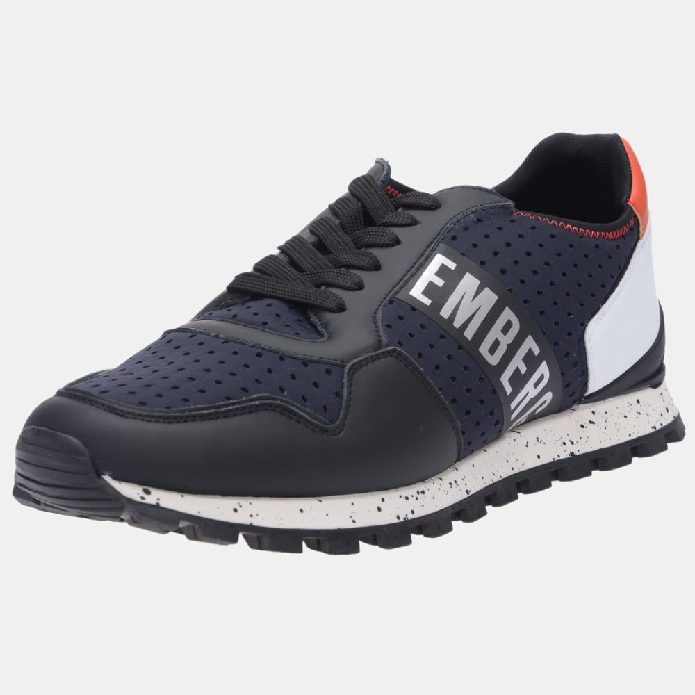 Bikkembergs Sapatilhas Sneakers Shoes E10930 Navy Wh Re Azul Branco Vermelho Shot3