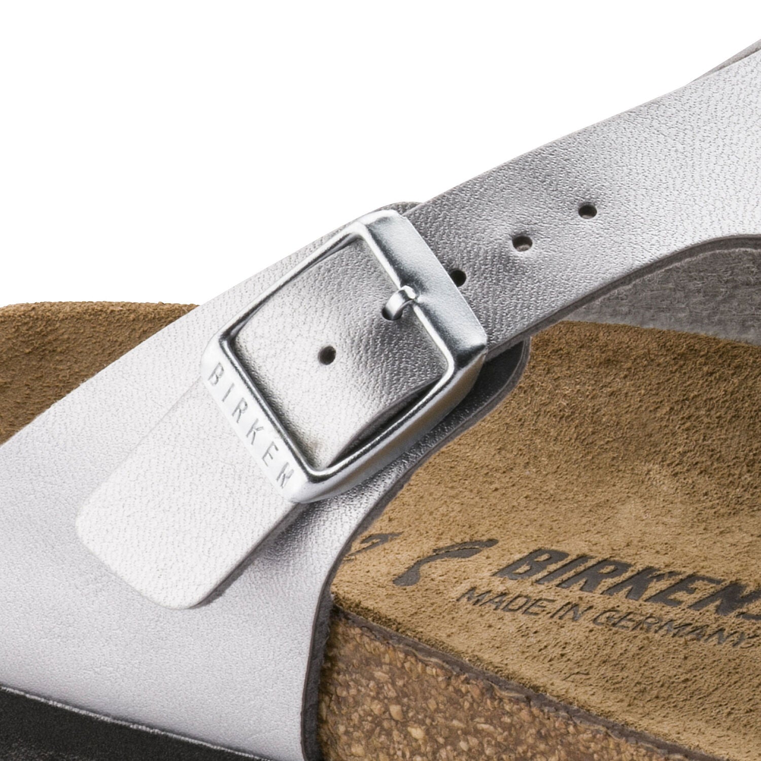 Birkenstock Sandálias Sandals 0043851 Silver Prata_shot1