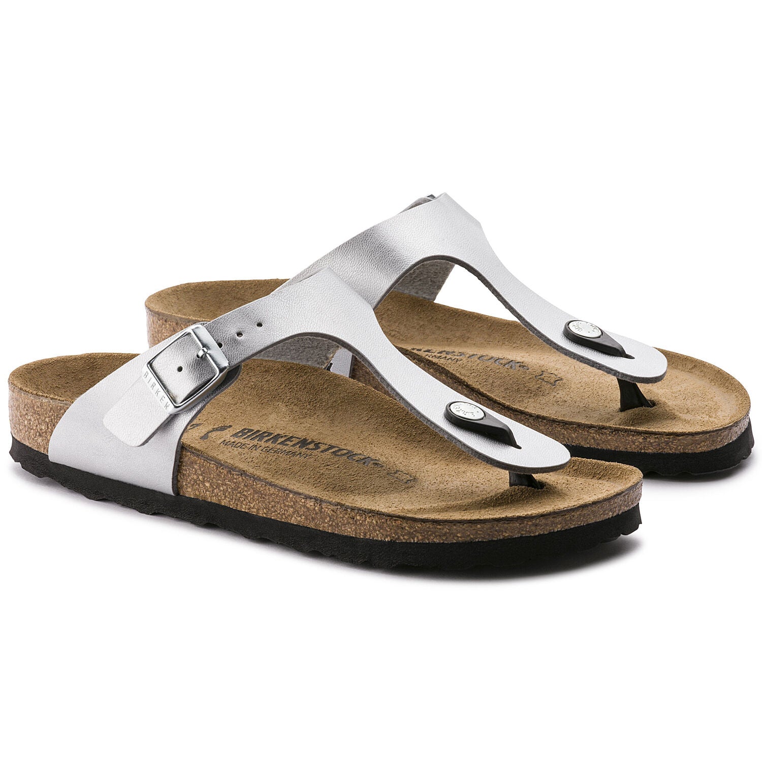 Birkenstock Sandálias Sandals 0043851 Silver Prata_shot3