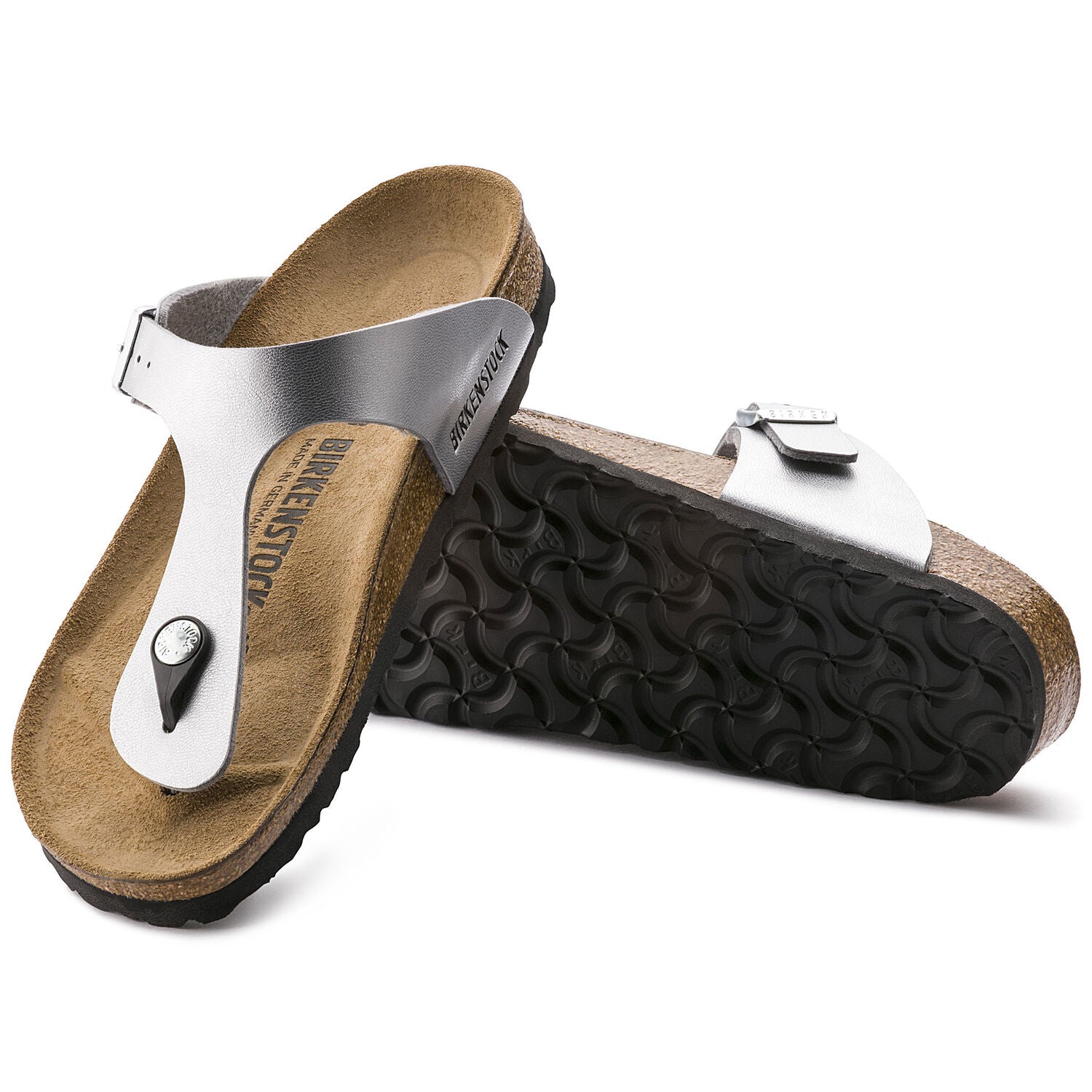 Birkenstock Sandálias Sandals 0043851 Silver Prata_shot6