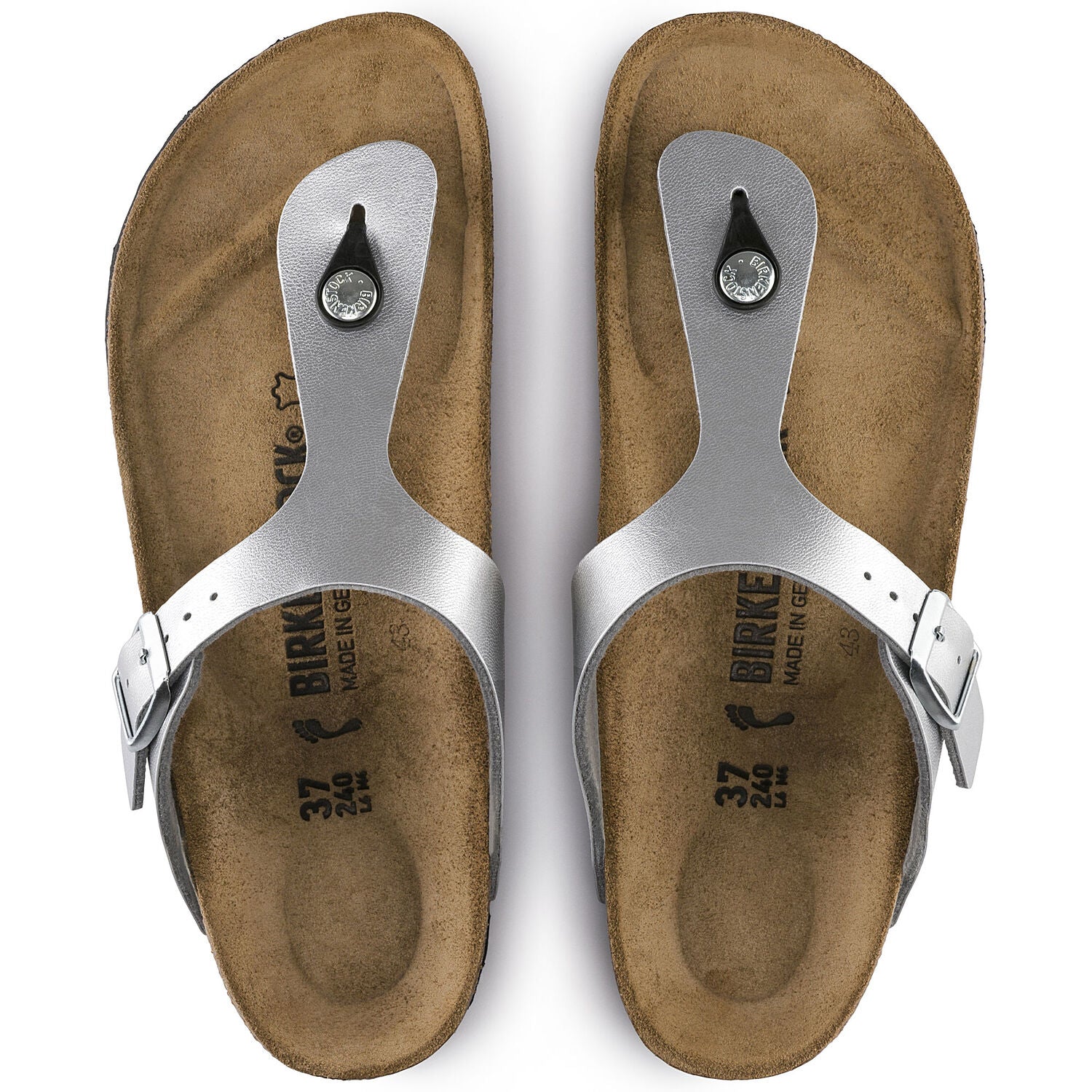 Birkenstock Sandálias Sandals 0043851 Silver Prata_shot7