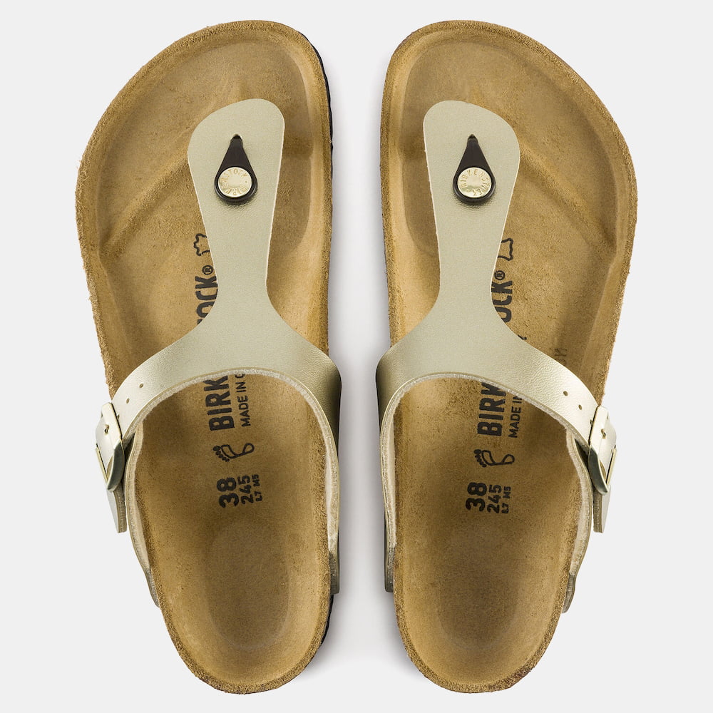 Birkenstock Sandálias Sandals 1016108 Soft Gold Gold Shot12