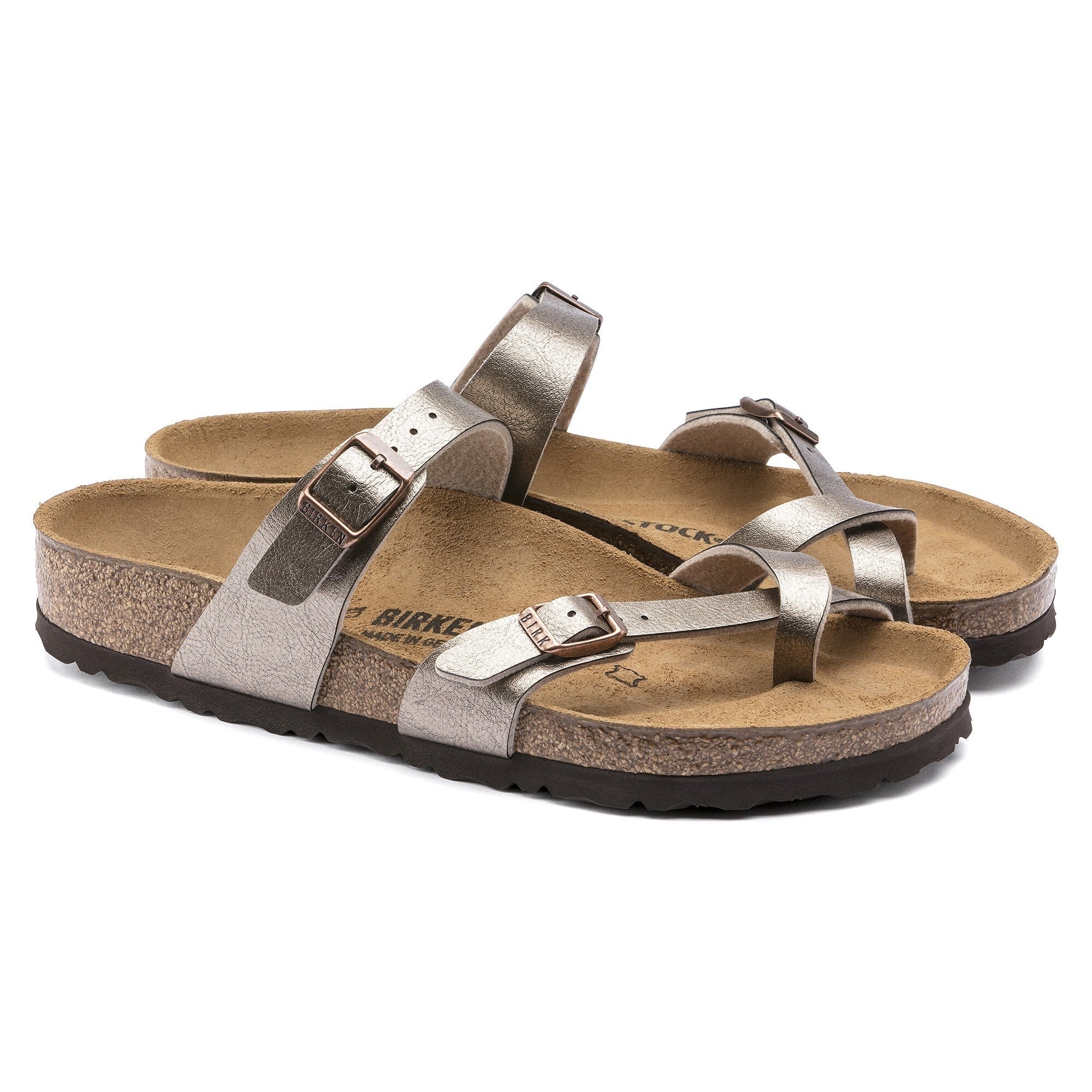 Birkenstock Sandalias Sandals 1016408 Taupe Taupe_shot4