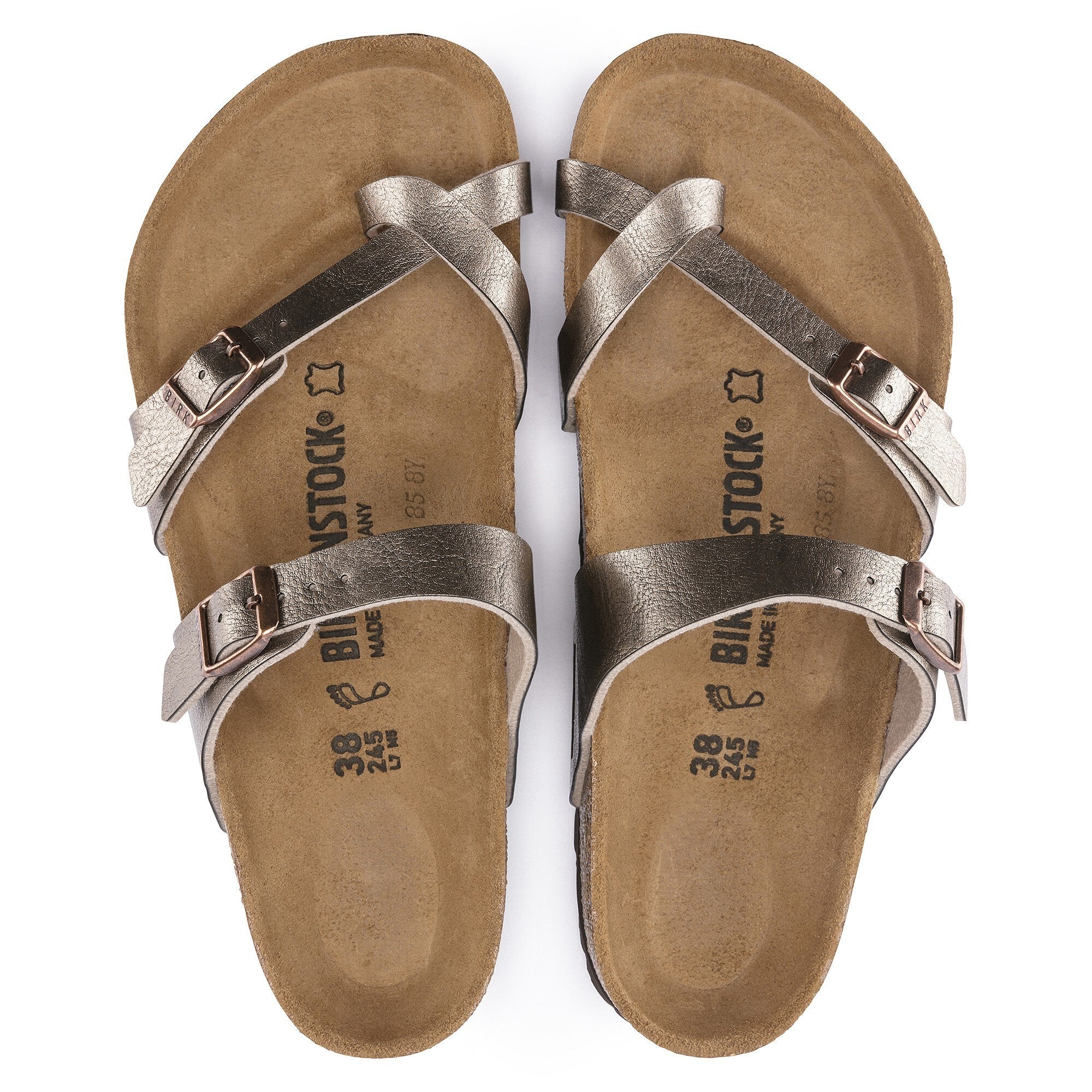 Birkenstock Sandalias Sandals 1016408 Taupe Taupe_shot8