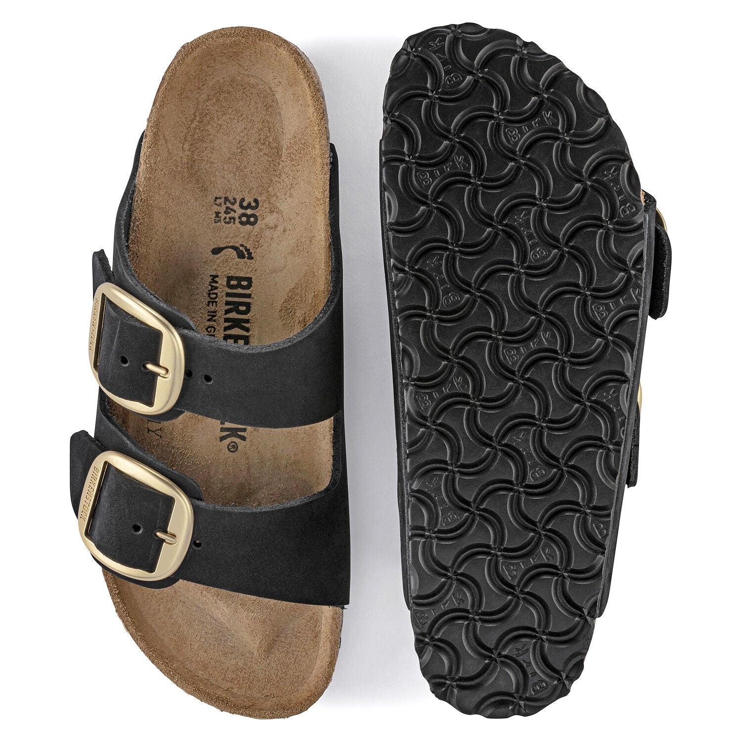 Birkenstock Sandalias Sandals 1023290 Nubuck Blk Nubuck Black_shot1