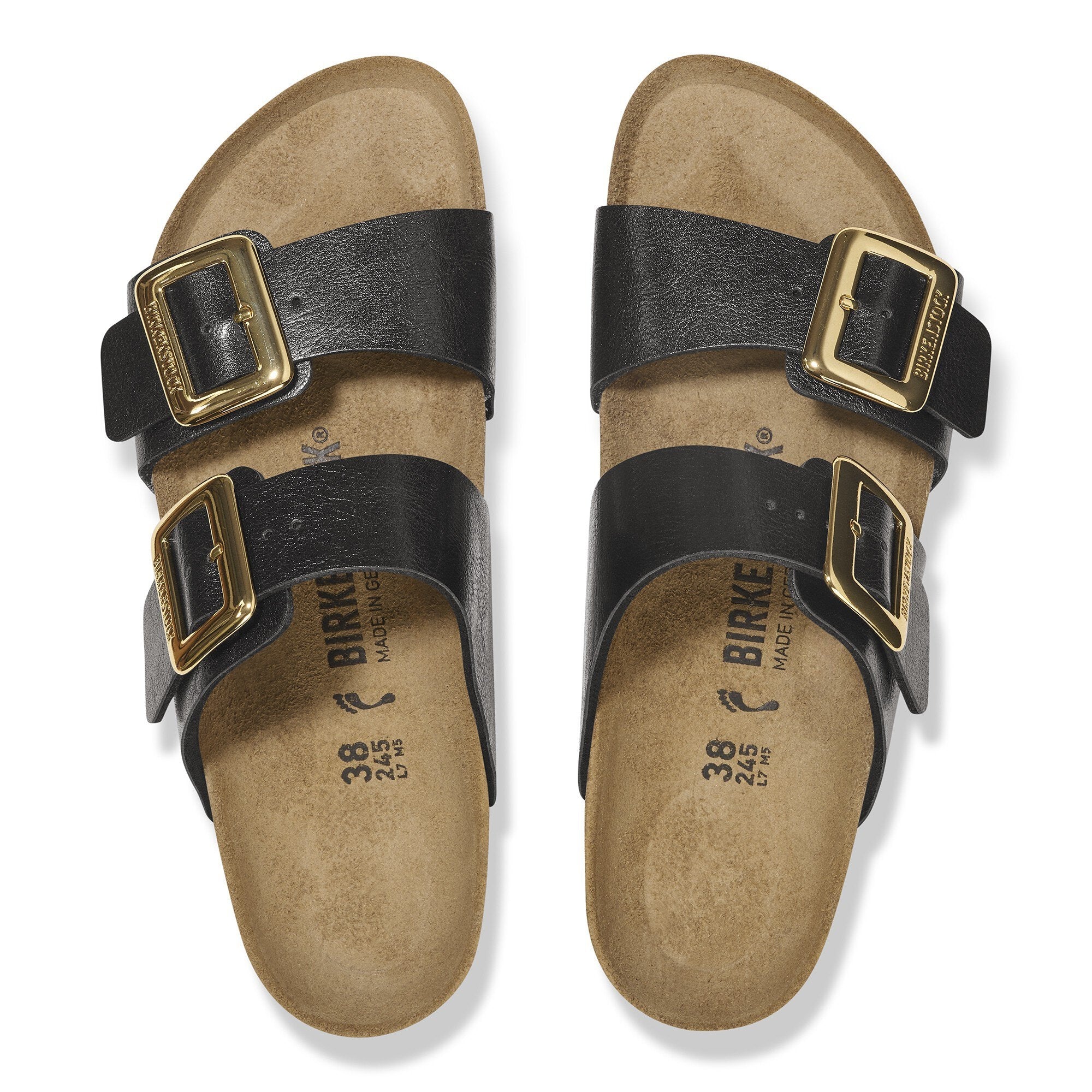 Birkenstock Sandalias Sandals 1029457 Blk Gold Preto Ouro_shot8