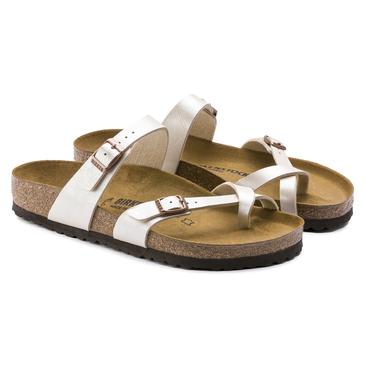 Birkenstock Sandalias Sandals 71661 Pearl Whit Pérola_shot3