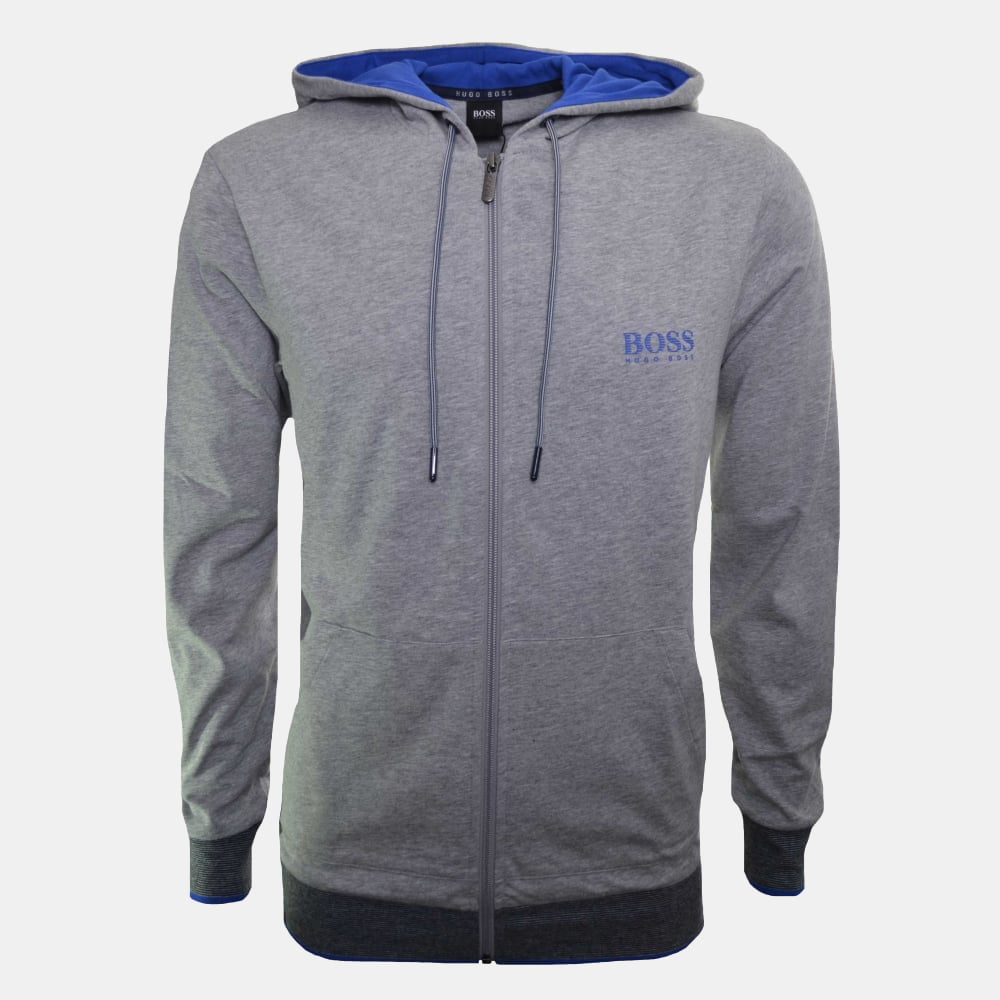 Boss Blusão Jackets Hoodedjacket Grey Cinza Shot1