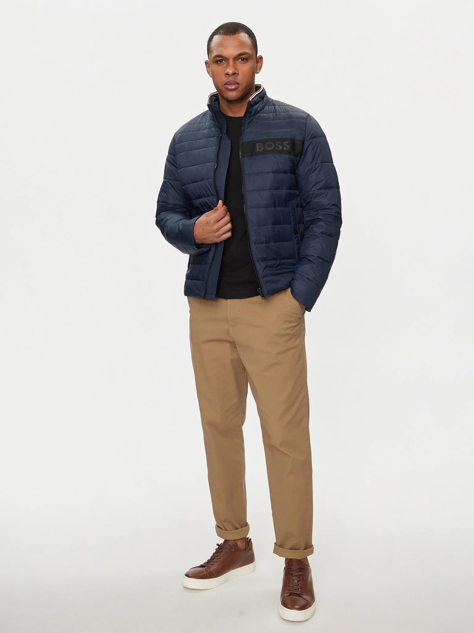 Boss Blusao Jackets Darolus Dk.blue Azul Escuro_shot4