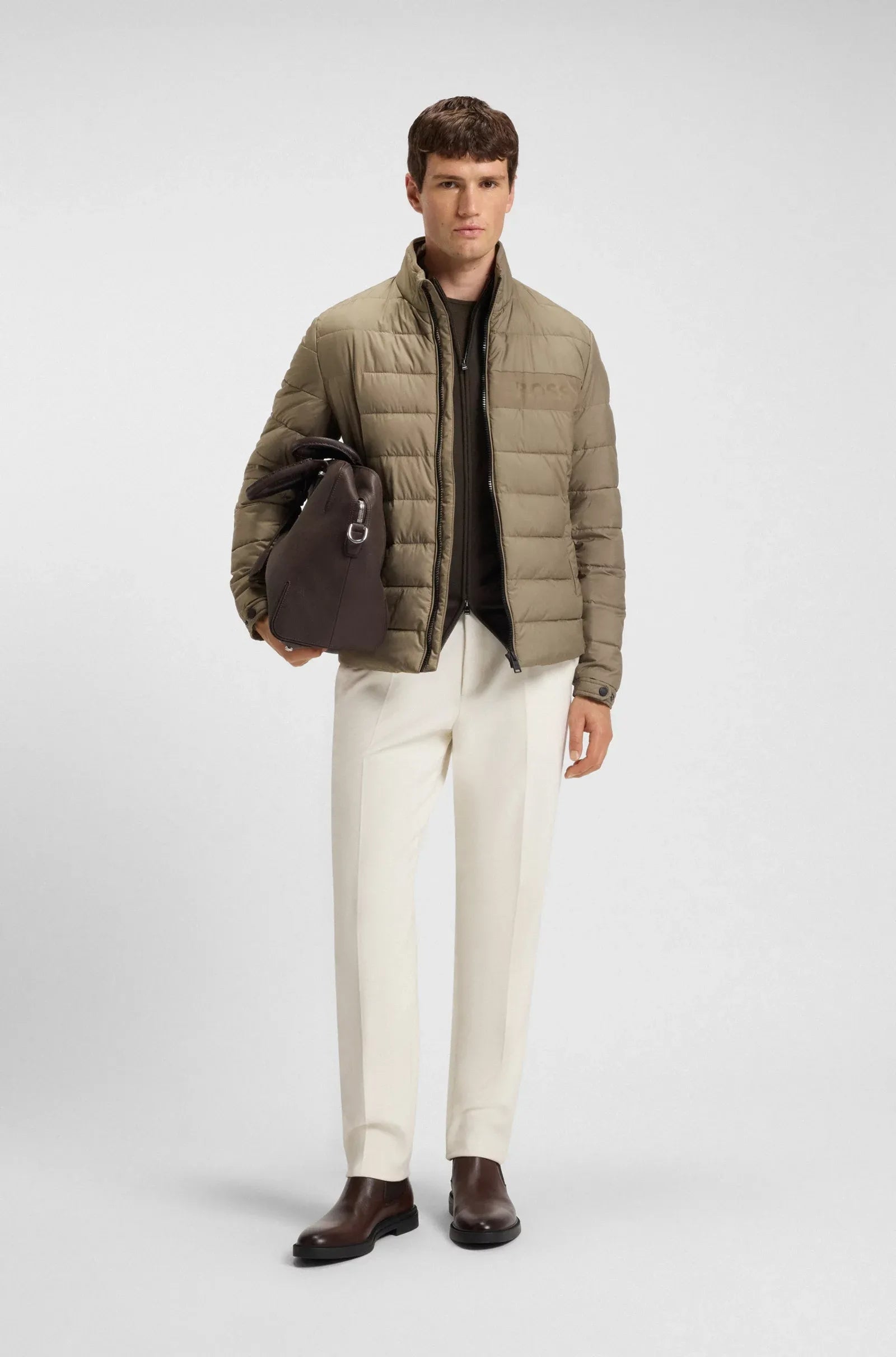 Boss Blusao Jackets H Cenitos Lt.brown Castanho Claro_shot1