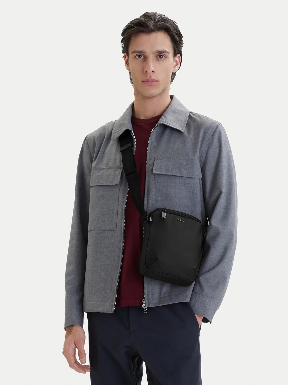 Boss Bolsa Bag Jace C Ns Zip Black Preto_shot1