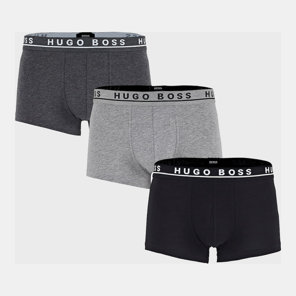 Boss Boxers Boxer Boxer 50325403 Blk Gry Preto Cinza Shot8