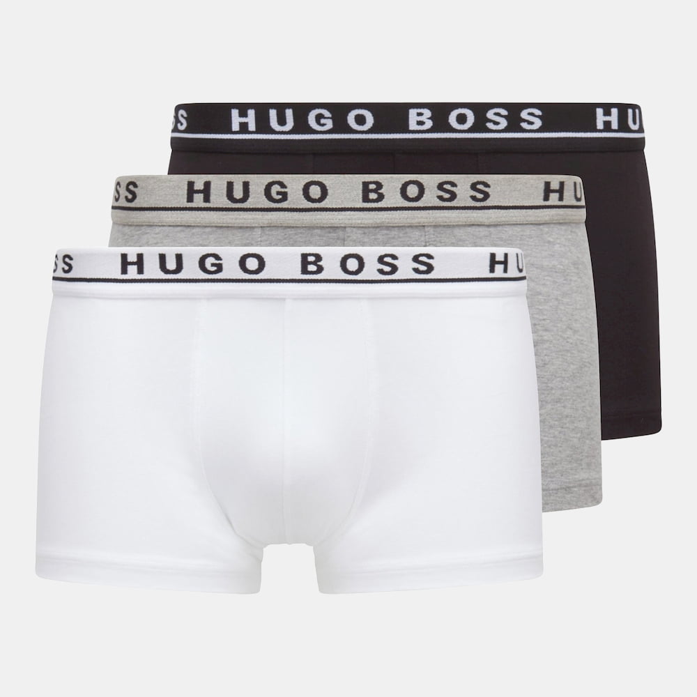 Boss Boxers Boxer Boxer 50325403 Blk Whi Gr Preto Branco Cinza Shot2