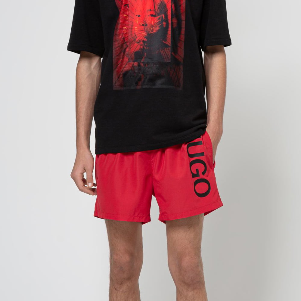 Boss Calção De Banho Swim Shorts Abas Red Vermelho Shot7