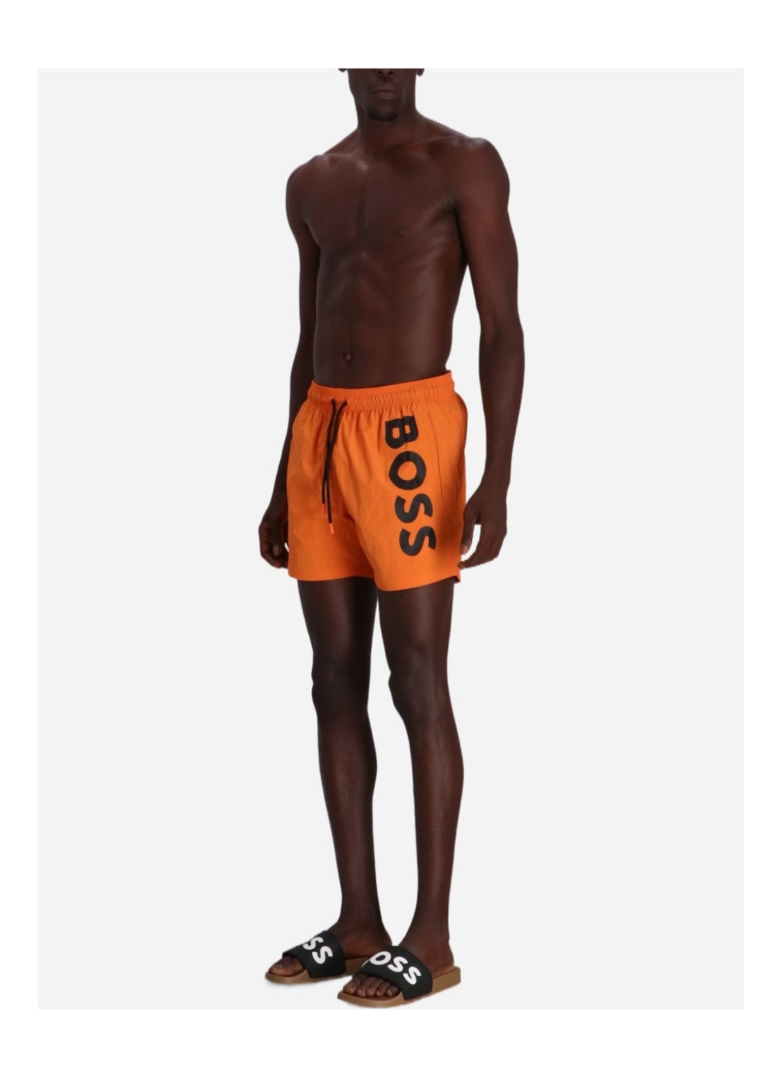 Boss Calcao De Banho Swim Shorts Octopus 505152 Orange Laranja_shot2