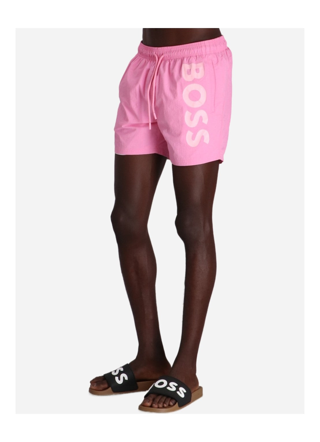 Boss Calcao De Banho Swim Shorts Octopus 505152 Pink Rosa_shot2