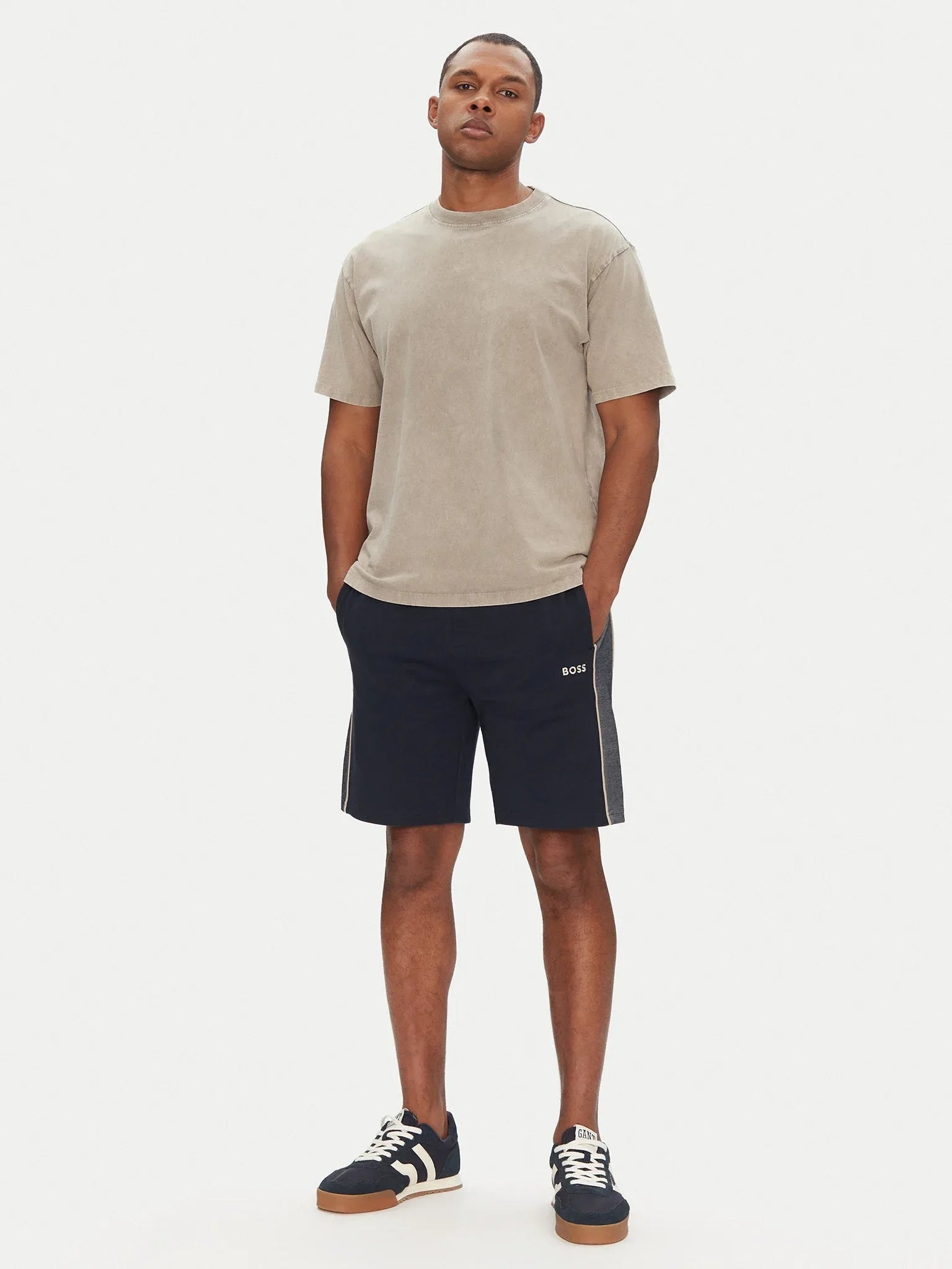 Boss Calcao Shorts Tracksuit Shor Dk.blue Azul Escuro_shot5