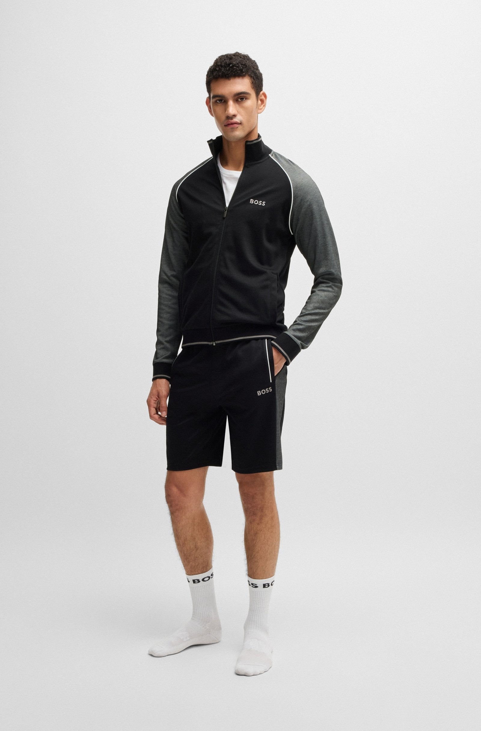 Boss Calcao Shorts Tracksuitshort Black Preto_shot2