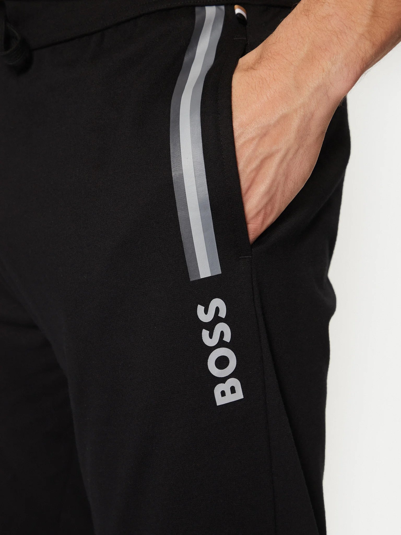 Boss Calcas Training Pants Authenticpants Black Preto_shot3