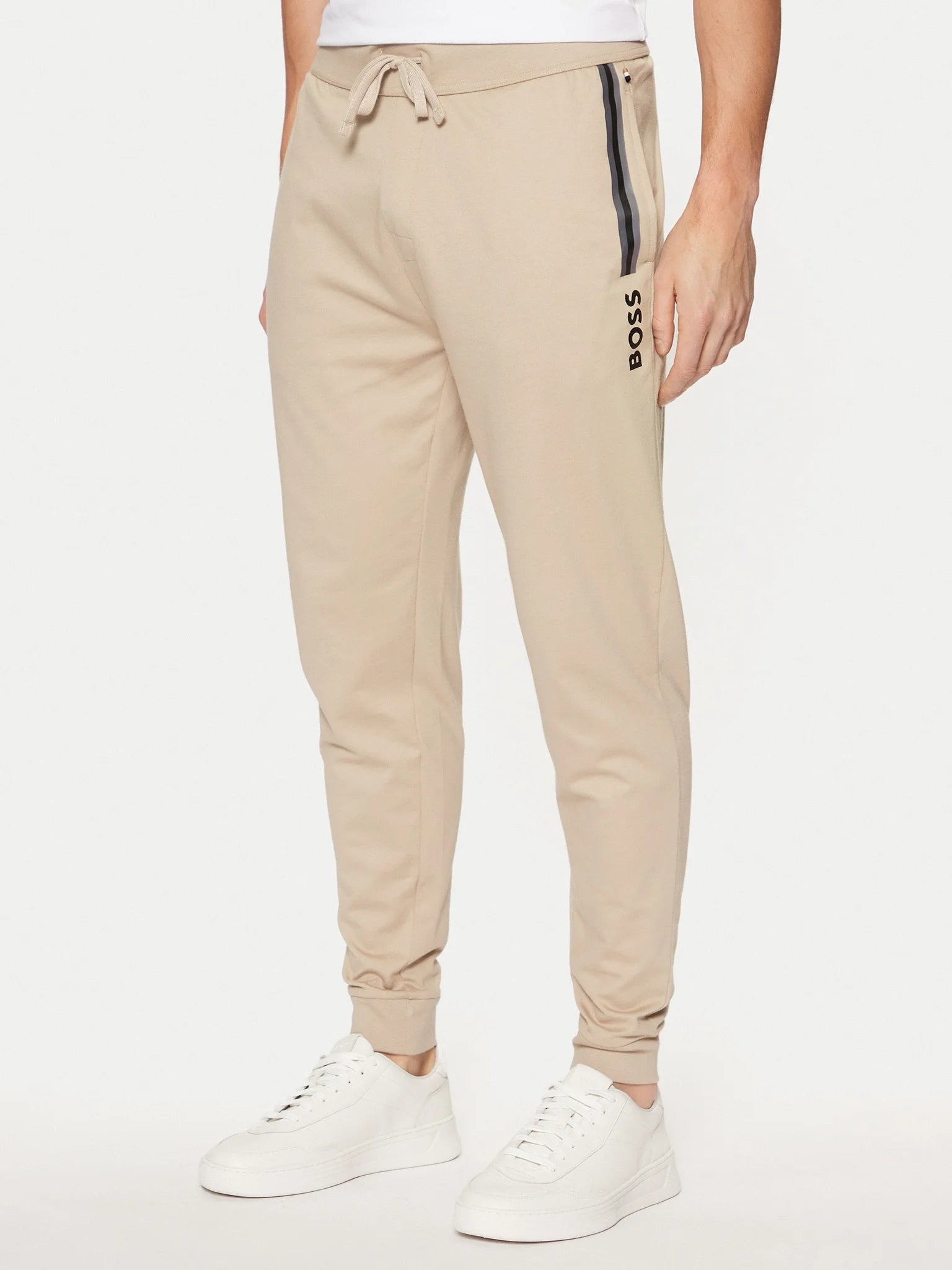 Boss Calcas Training Pants Authenticpants Lt.bege Beige Claro_shot2