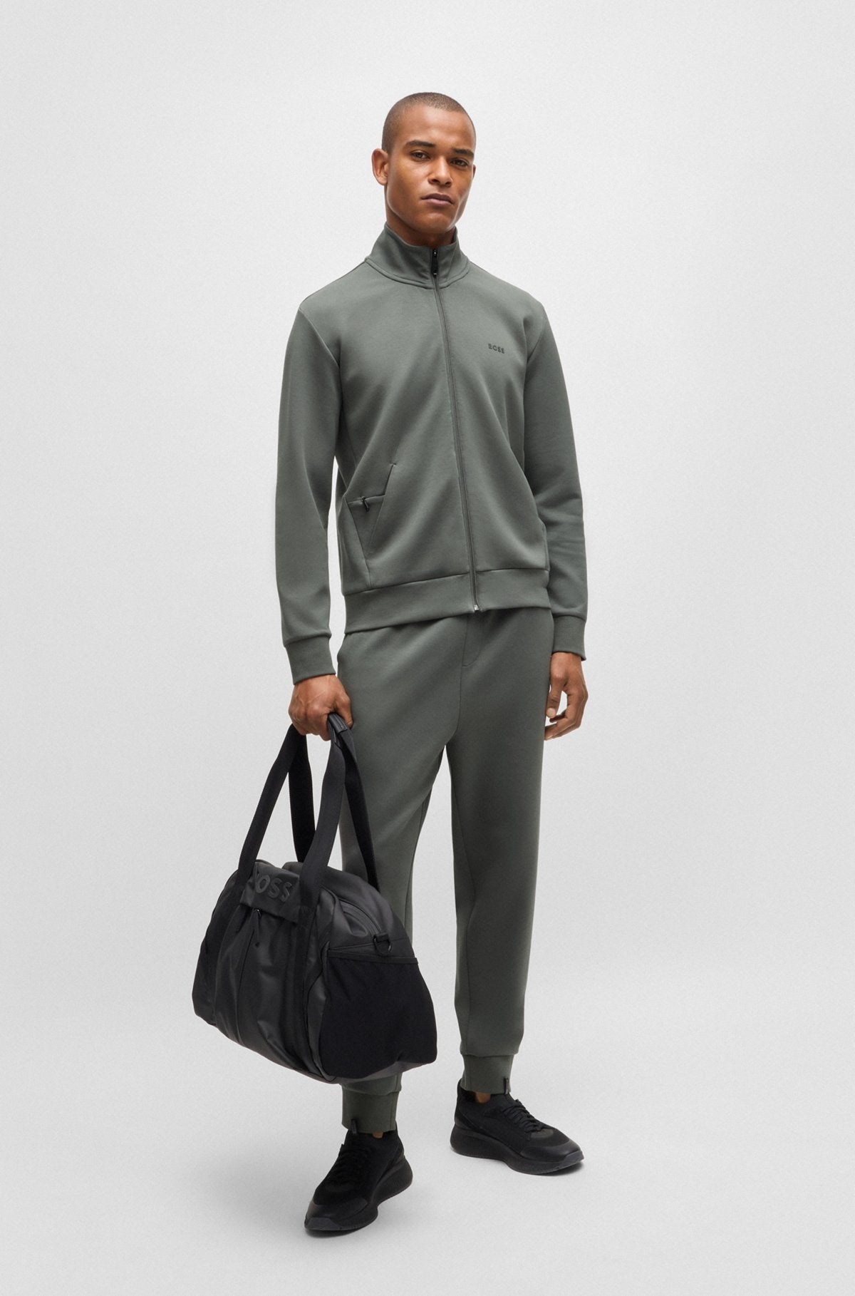 Boss Calcas Training Pants Hadiko 5050614 Dk.grey Cinza Escuro_shot2