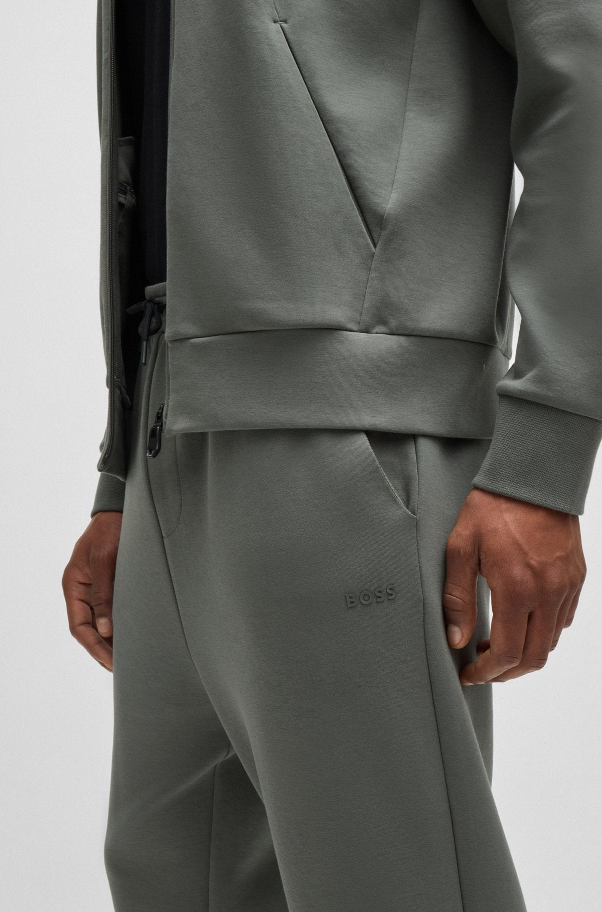 Boss Calcas Training Pants Hadiko 5050614 Dk.grey Cinza Escuro_shot3