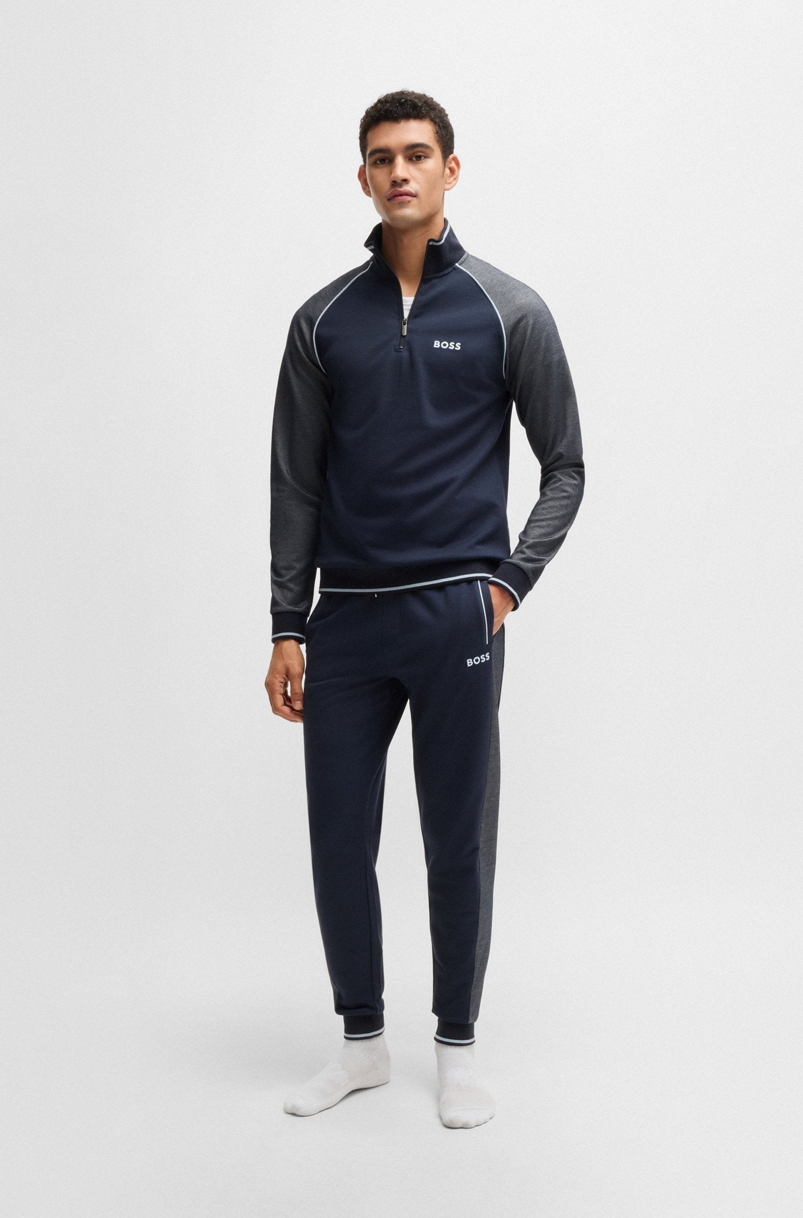 Boss Calcas Training Pants Tracksuitpants Dk.blue Azul Escuro_shot2