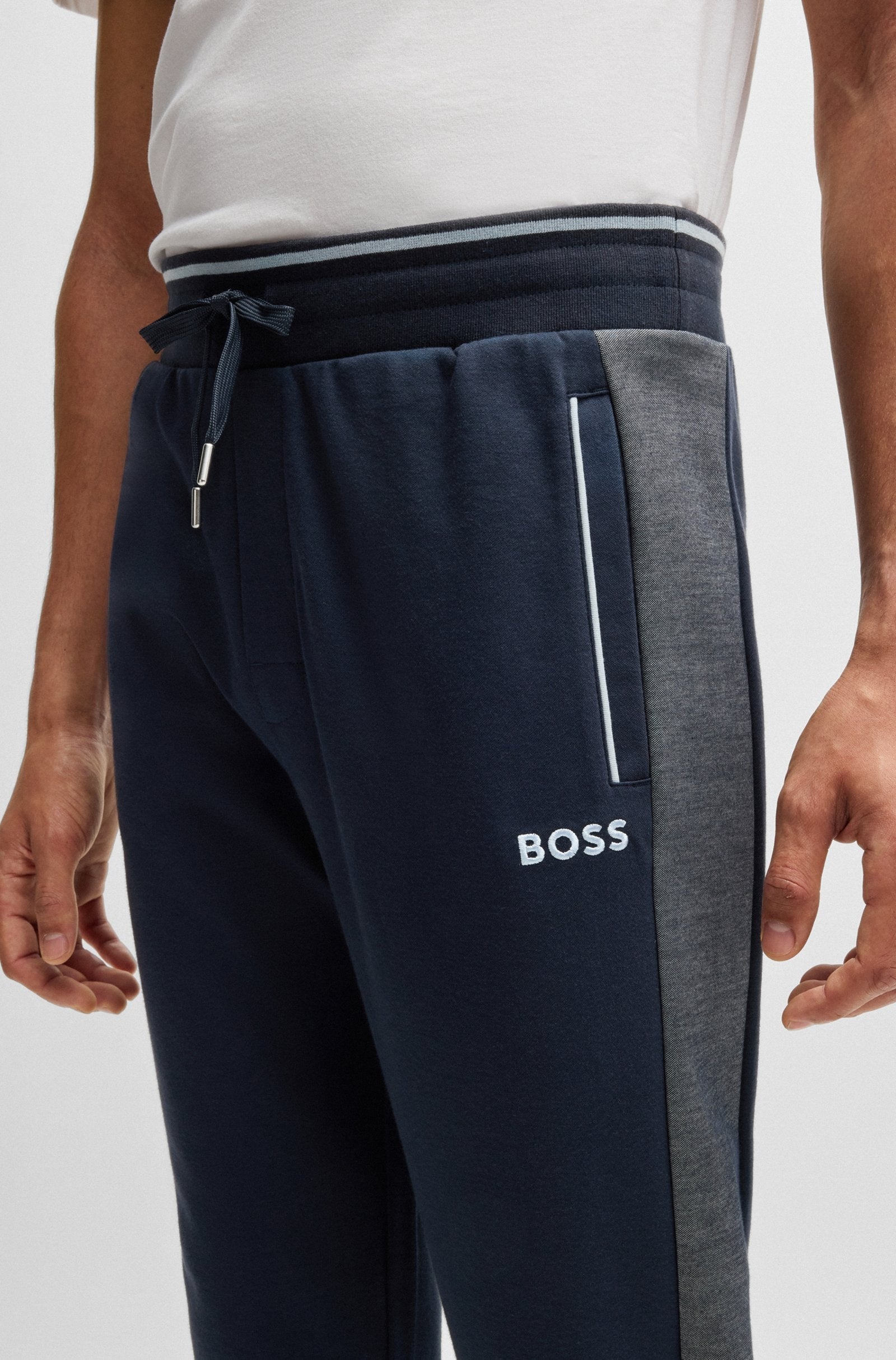 Boss Calcas Training Pants Tracksuitpants Dk.blue Azul Escuro_shot3