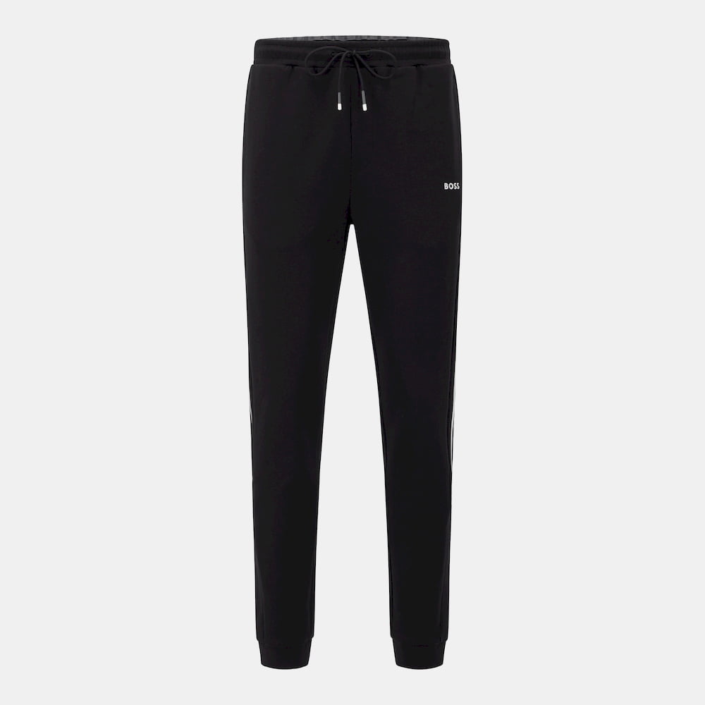 Boss Calcas Trousers Hadiko1 504659 Blk White Preto Branco Shot2