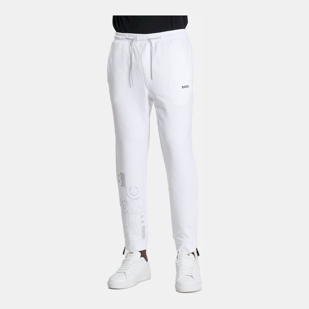 Boss Calcas Trousers Hover White Branco Shot2