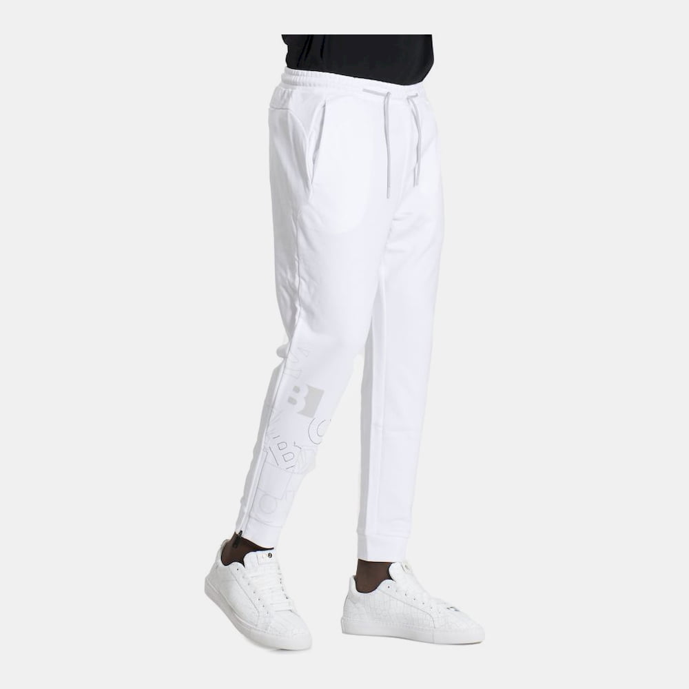 Boss Calcas Trousers Hover White Branco Shot4