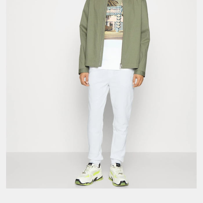 Boss Calcas Trousers Sestart White Branco Shot1